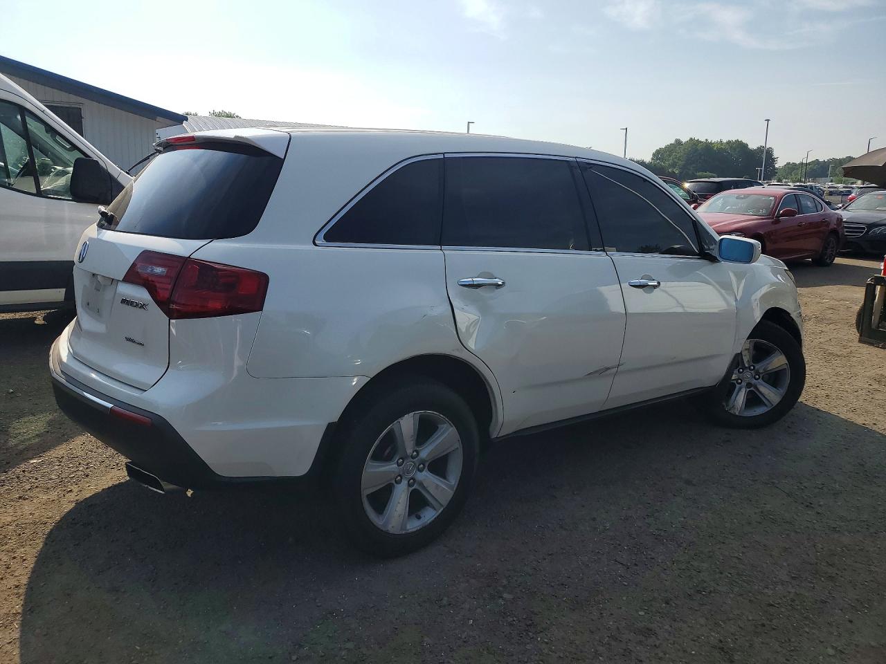 2010 Acura Mdx White vin: 2HNYD2H24AH517026