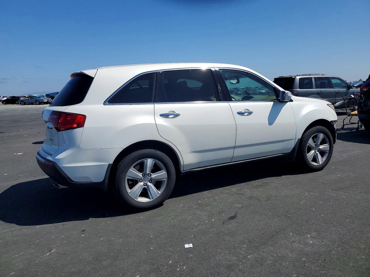 2010 Acura Mdx White vin: 2HNYD2H24AH522839