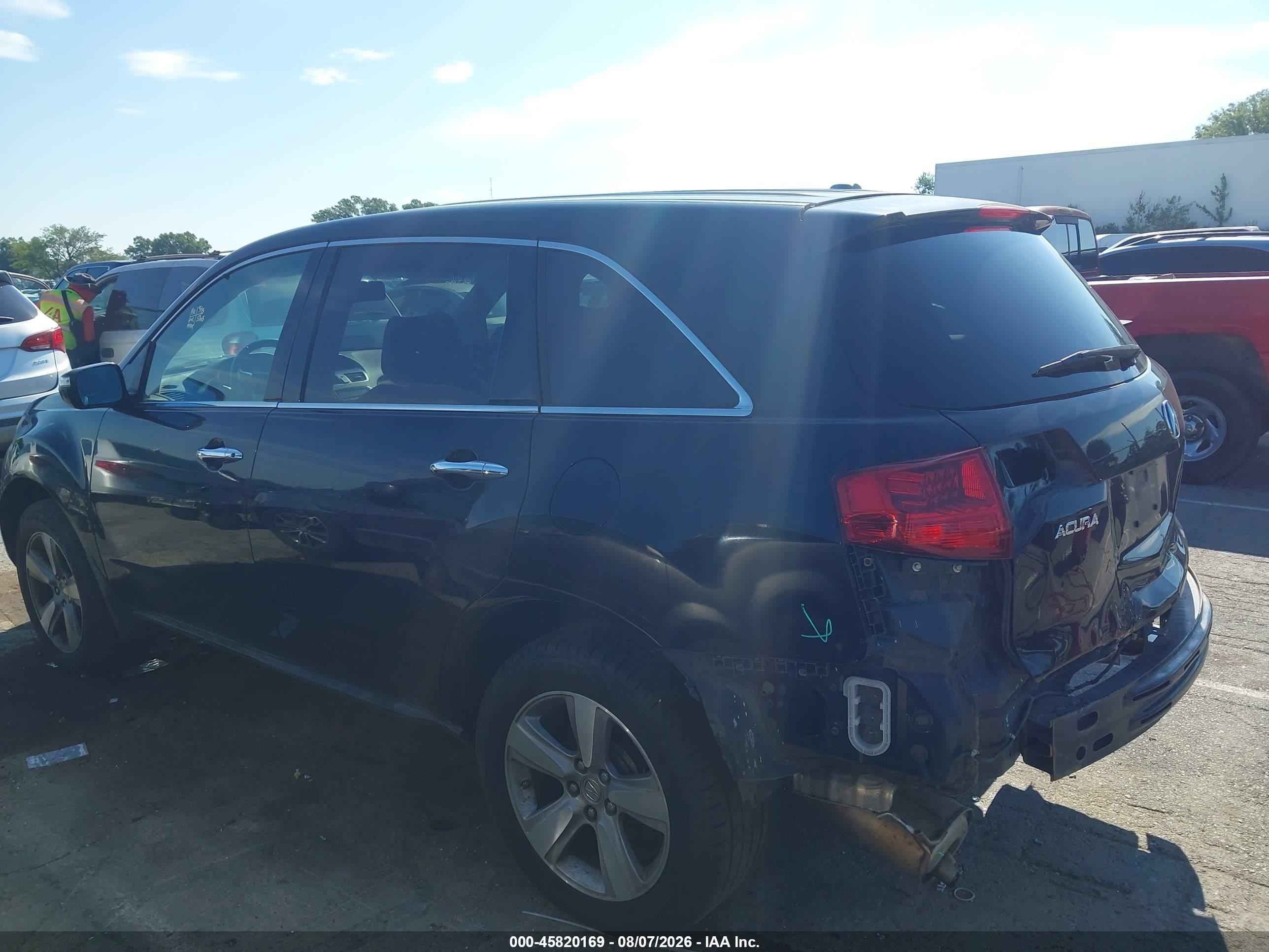 2011 Acura Mdx   Black vin: 2HNYD2H24BH546852