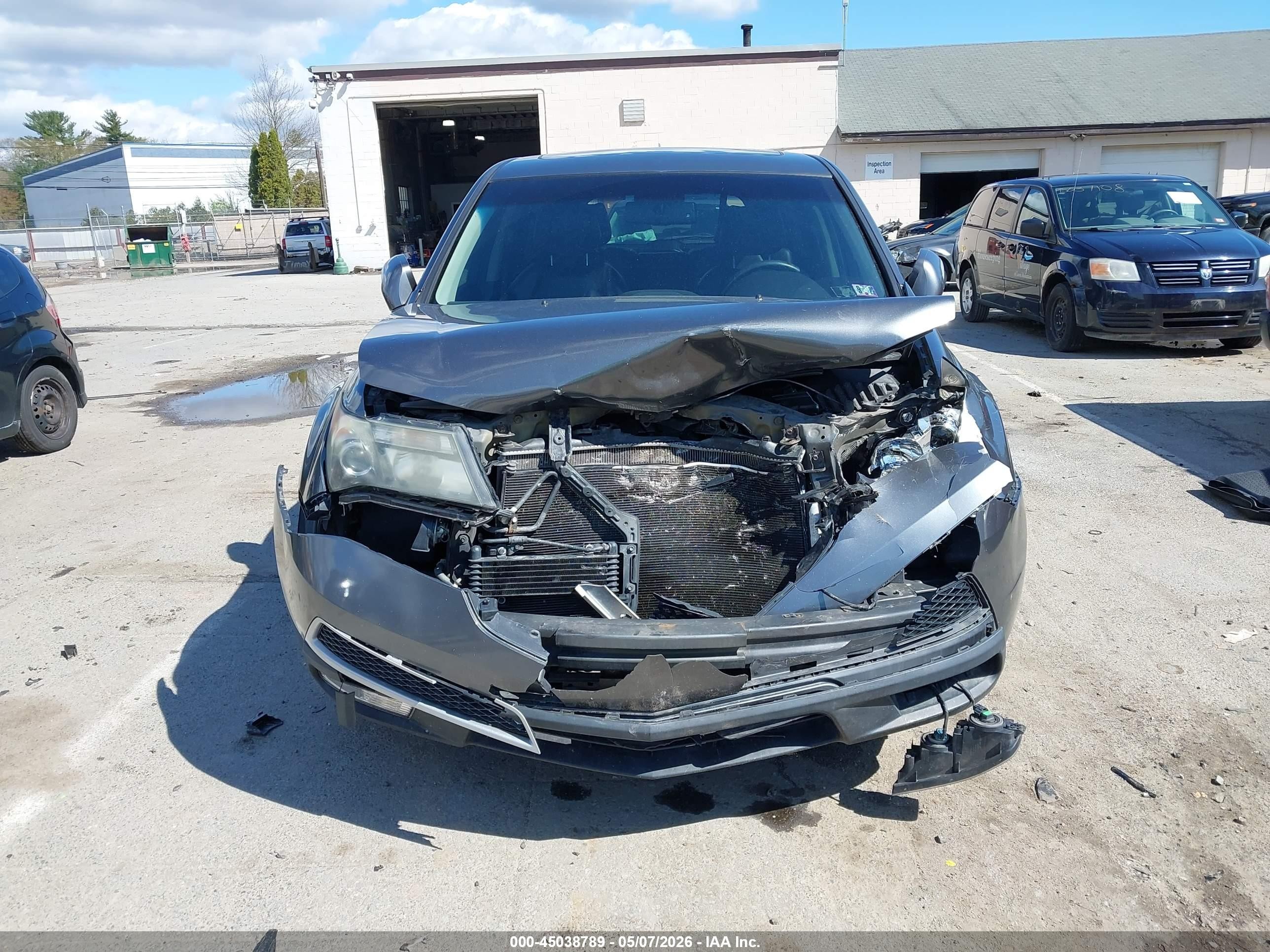 2012 Acura Mdx   Серый vin: 2HNYD2H24CH520768