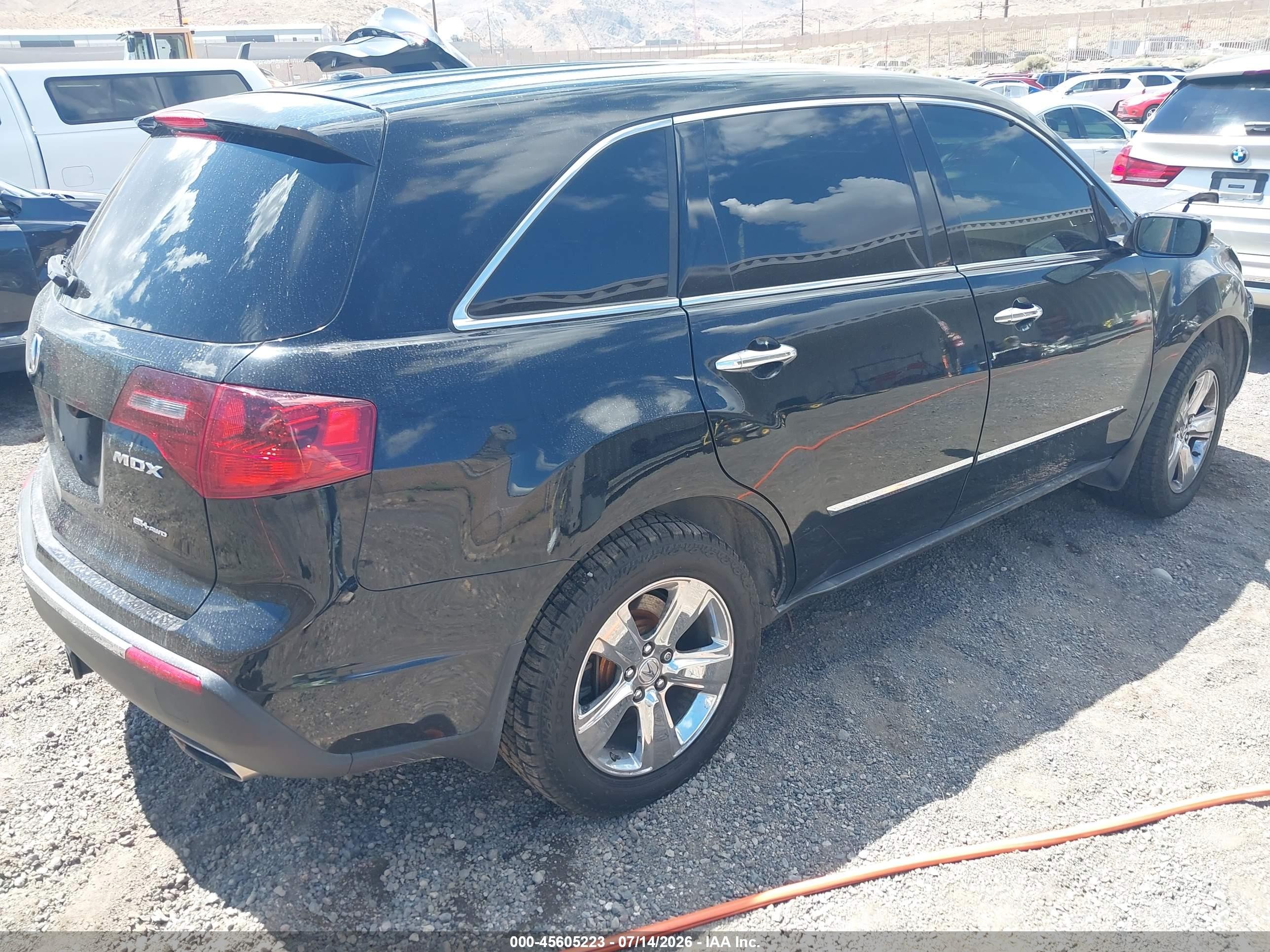 2012 Acura Mdx   Black vin: 2HNYD2H24CH536680
