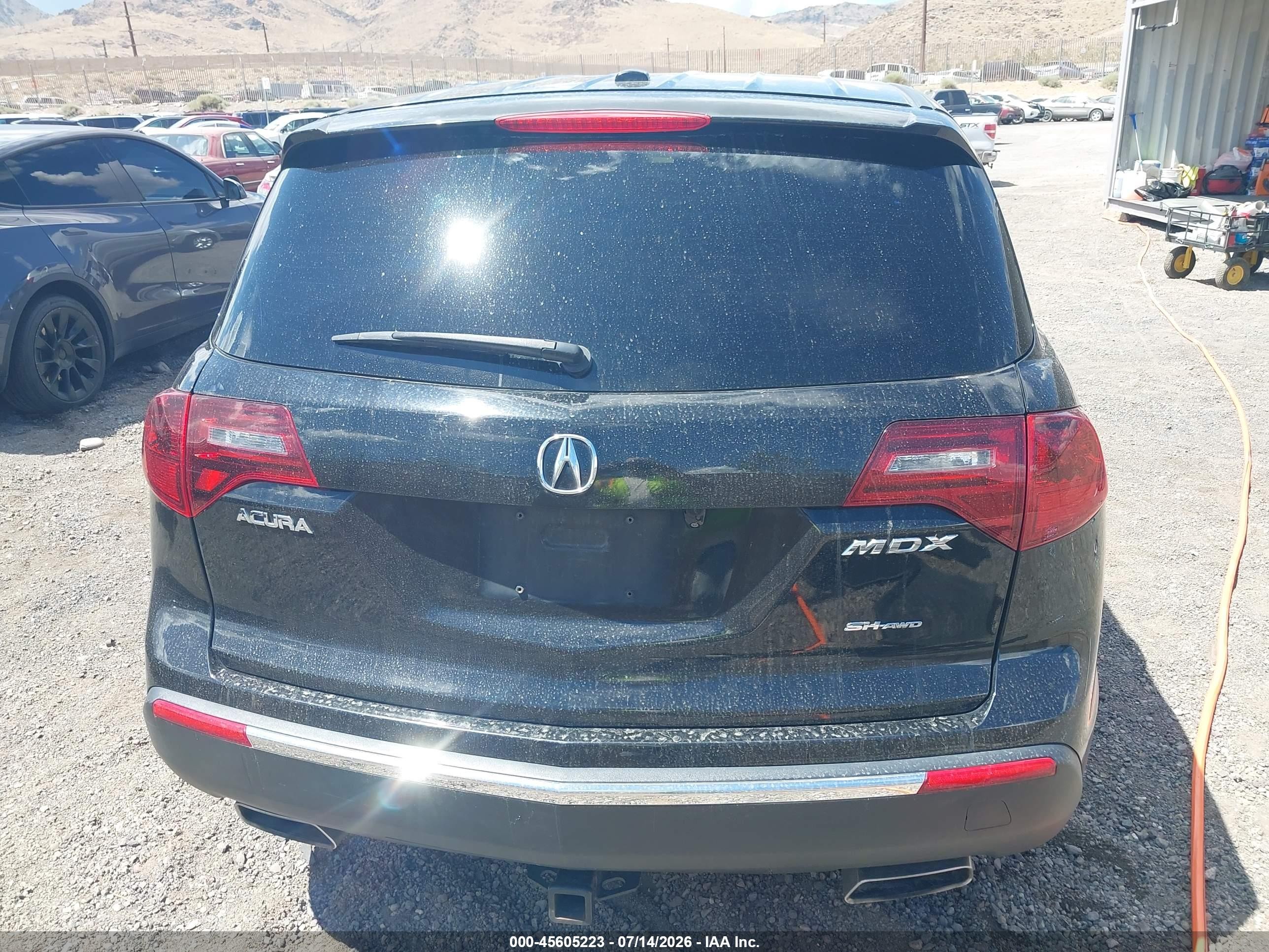 2012 Acura Mdx   Black vin: 2HNYD2H24CH536680