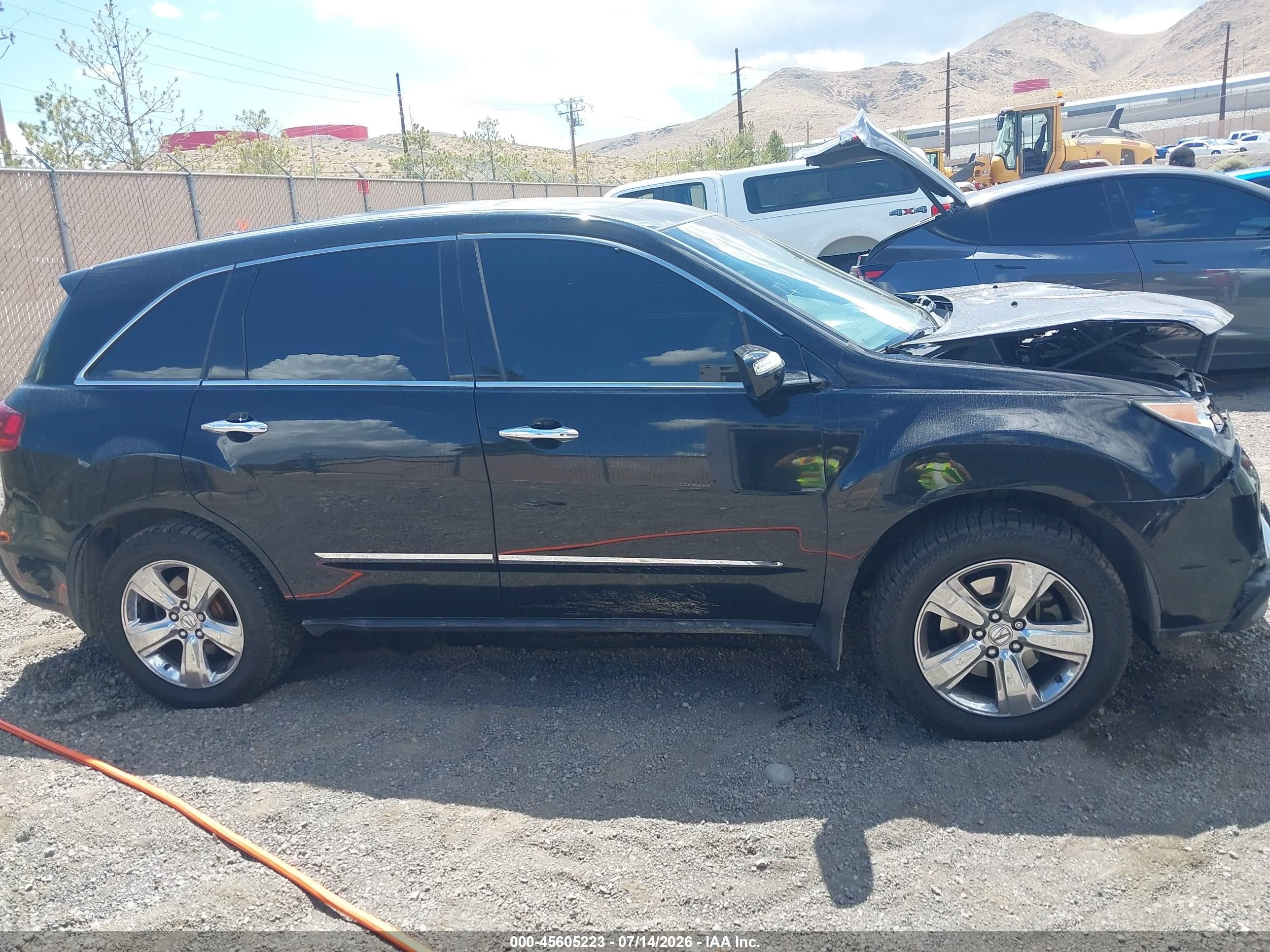 2012 Acura Mdx   Black vin: 2HNYD2H24CH536680
