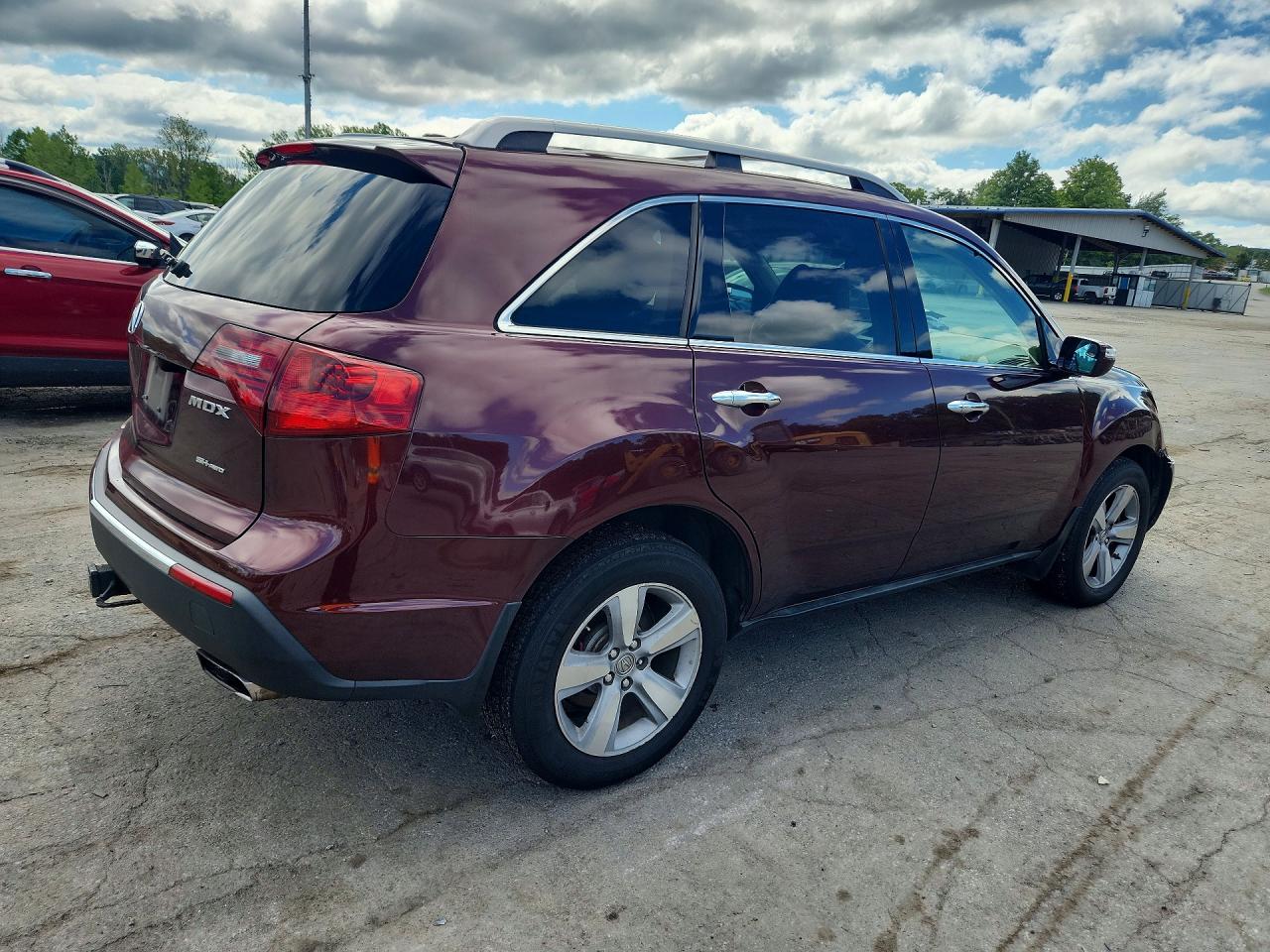 2012 Acura Mdx Burgundy vin: 2HNYD2H24CH548618