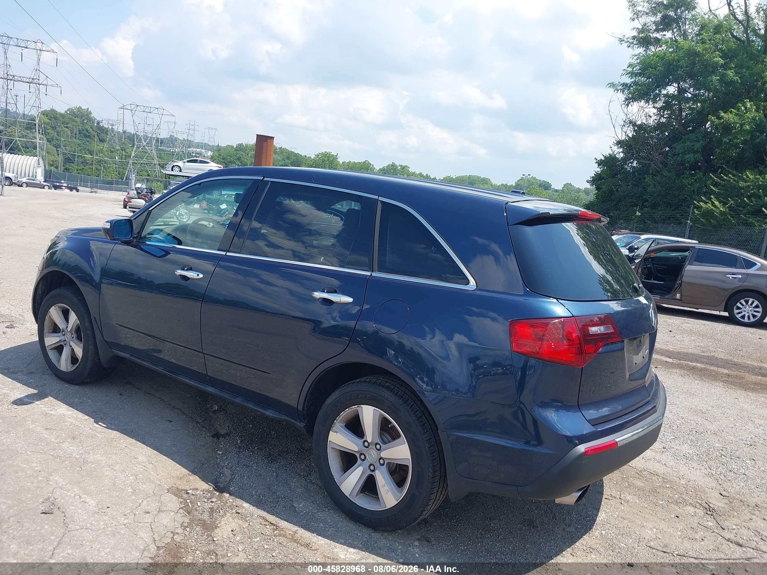 2013 Acura Mdx   Blue vin: 2HNYD2H24DH501431