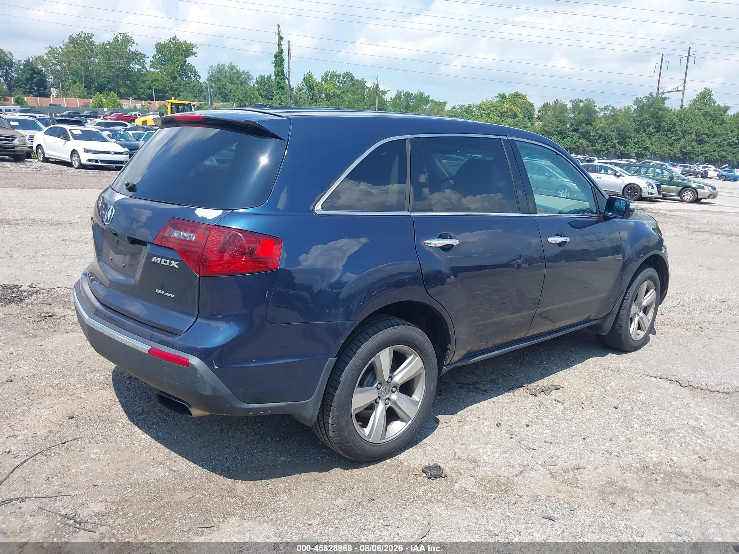 2013 Acura Mdx   Blue vin: 2HNYD2H24DH501431