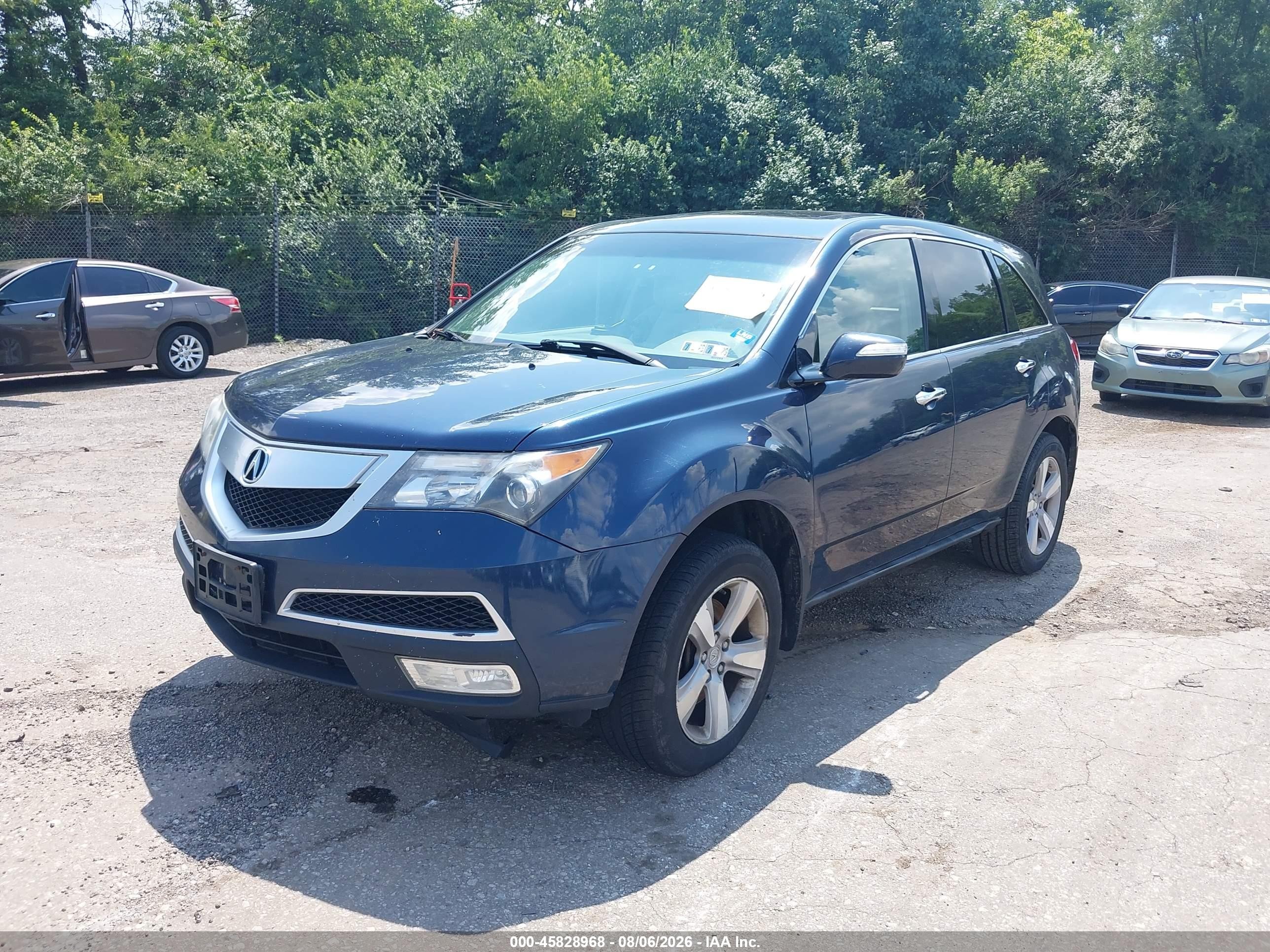 2013 Acura Mdx   Blue vin: 2HNYD2H24DH501431