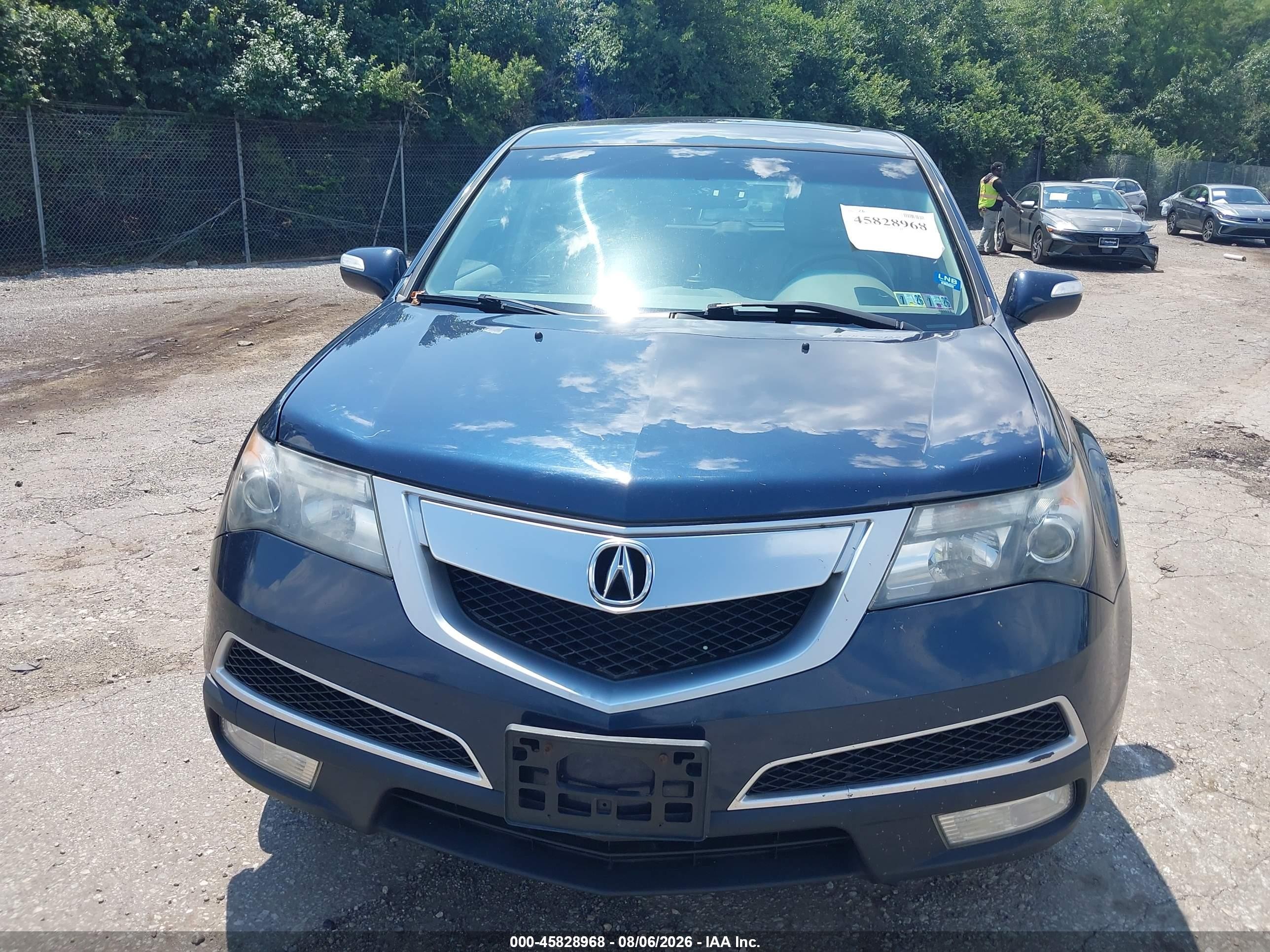 2013 Acura Mdx   Blue vin: 2HNYD2H24DH501431