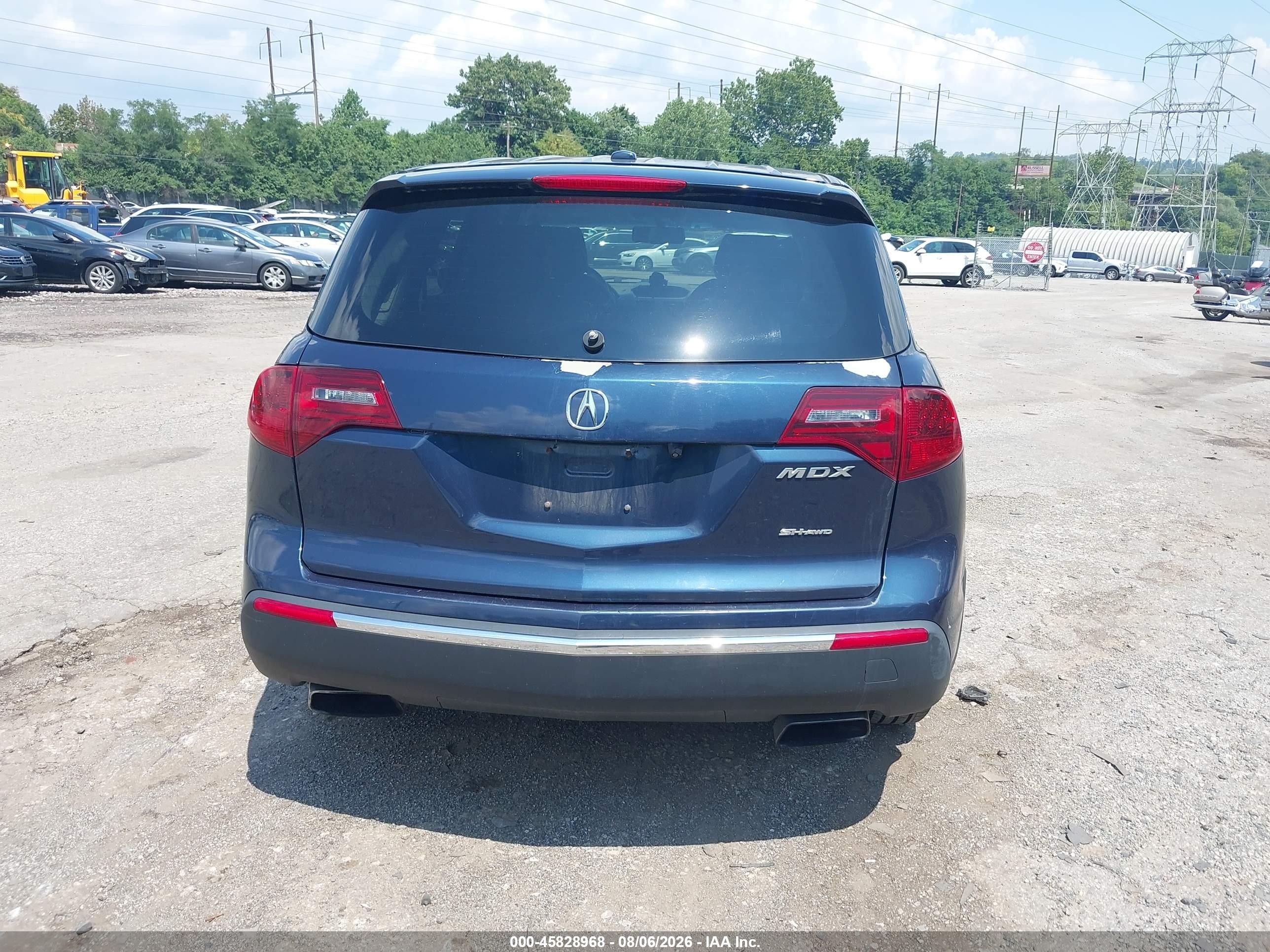 2013 Acura Mdx   Blue vin: 2HNYD2H24DH501431