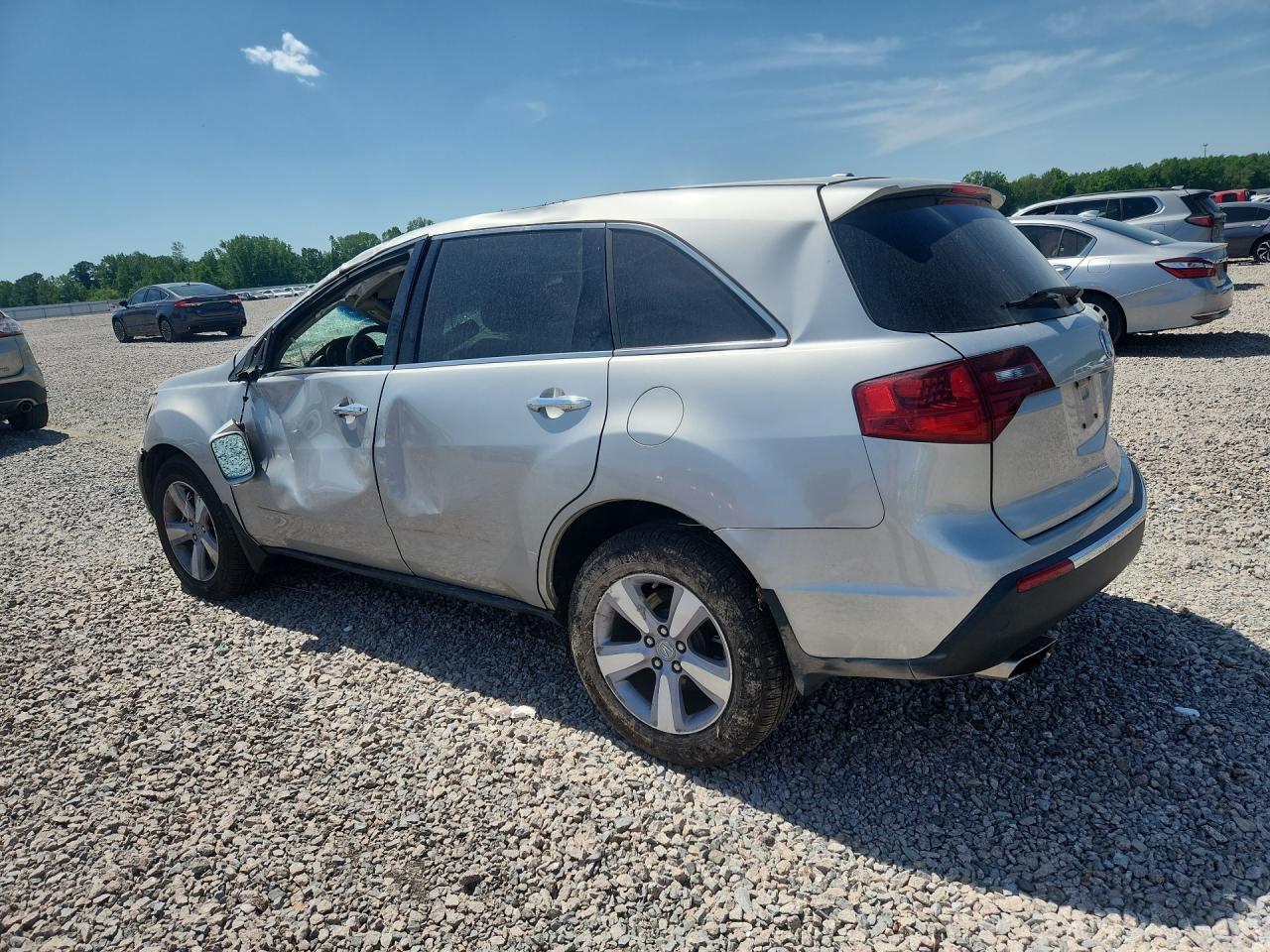 2013 Acura Mdx Silver vin: 2HNYD2H24DH516379