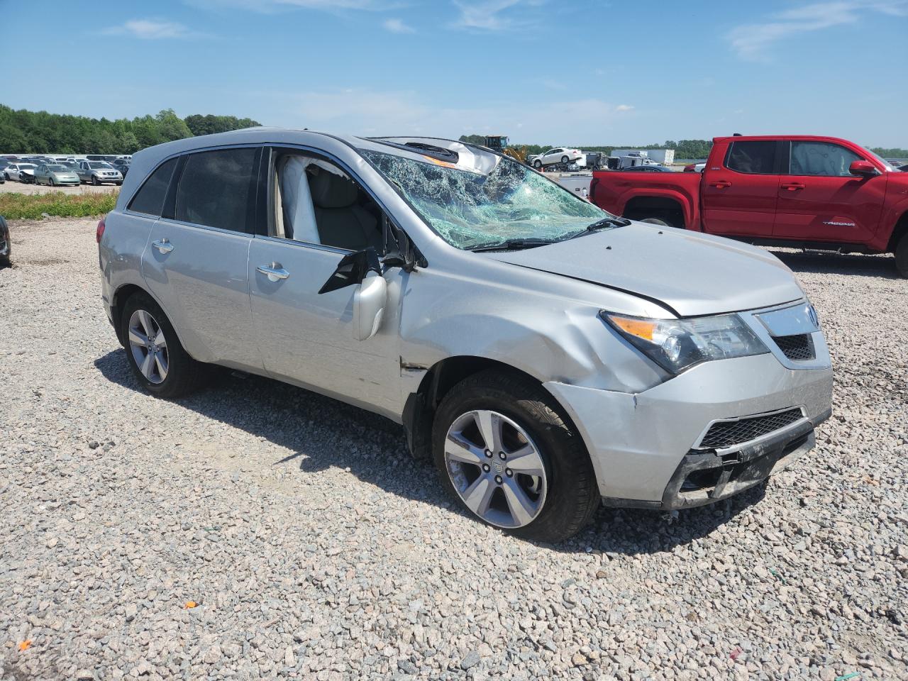 2013 Acura Mdx Silver vin: 2HNYD2H24DH516379