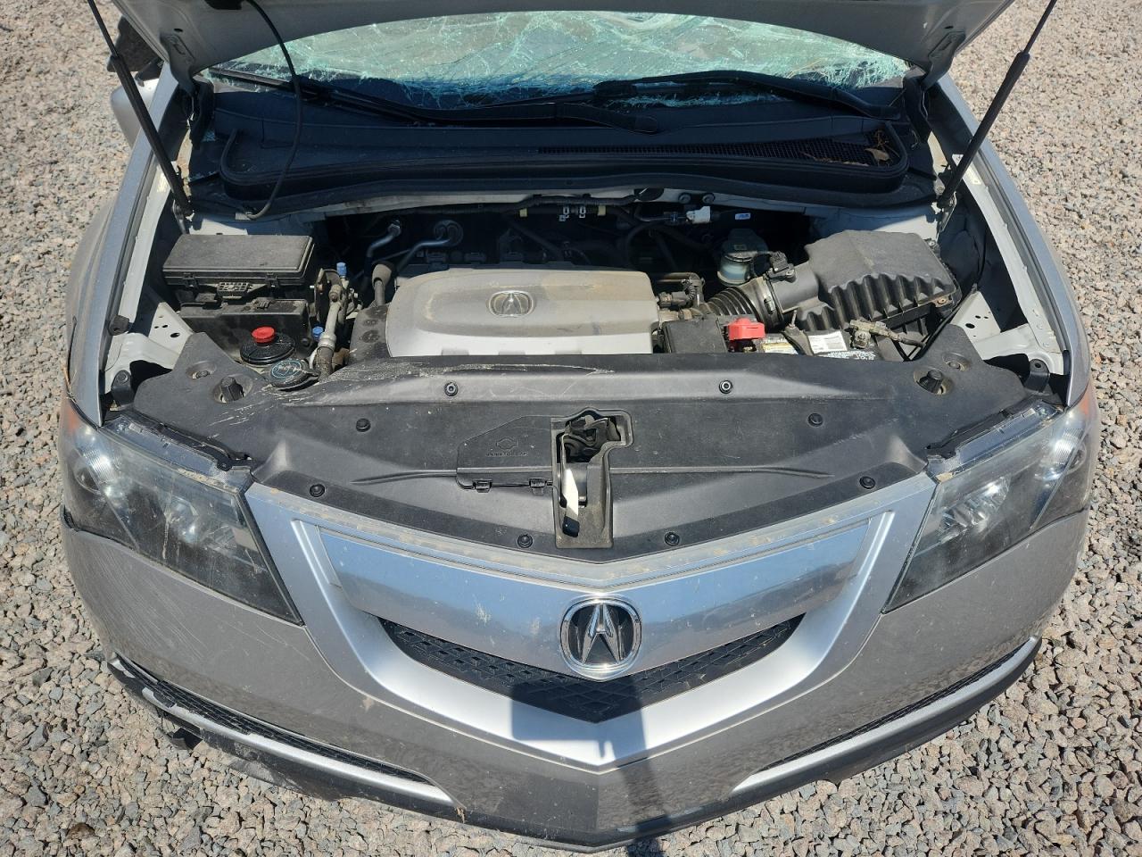 2013 Acura Mdx Silver vin: 2HNYD2H24DH516379