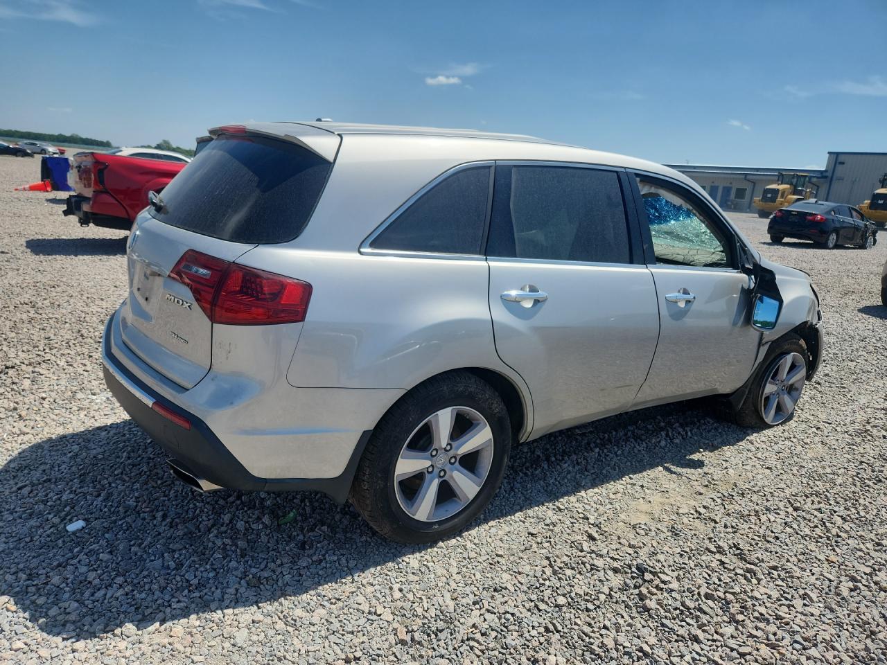 2013 Acura Mdx Silver vin: 2HNYD2H24DH516379