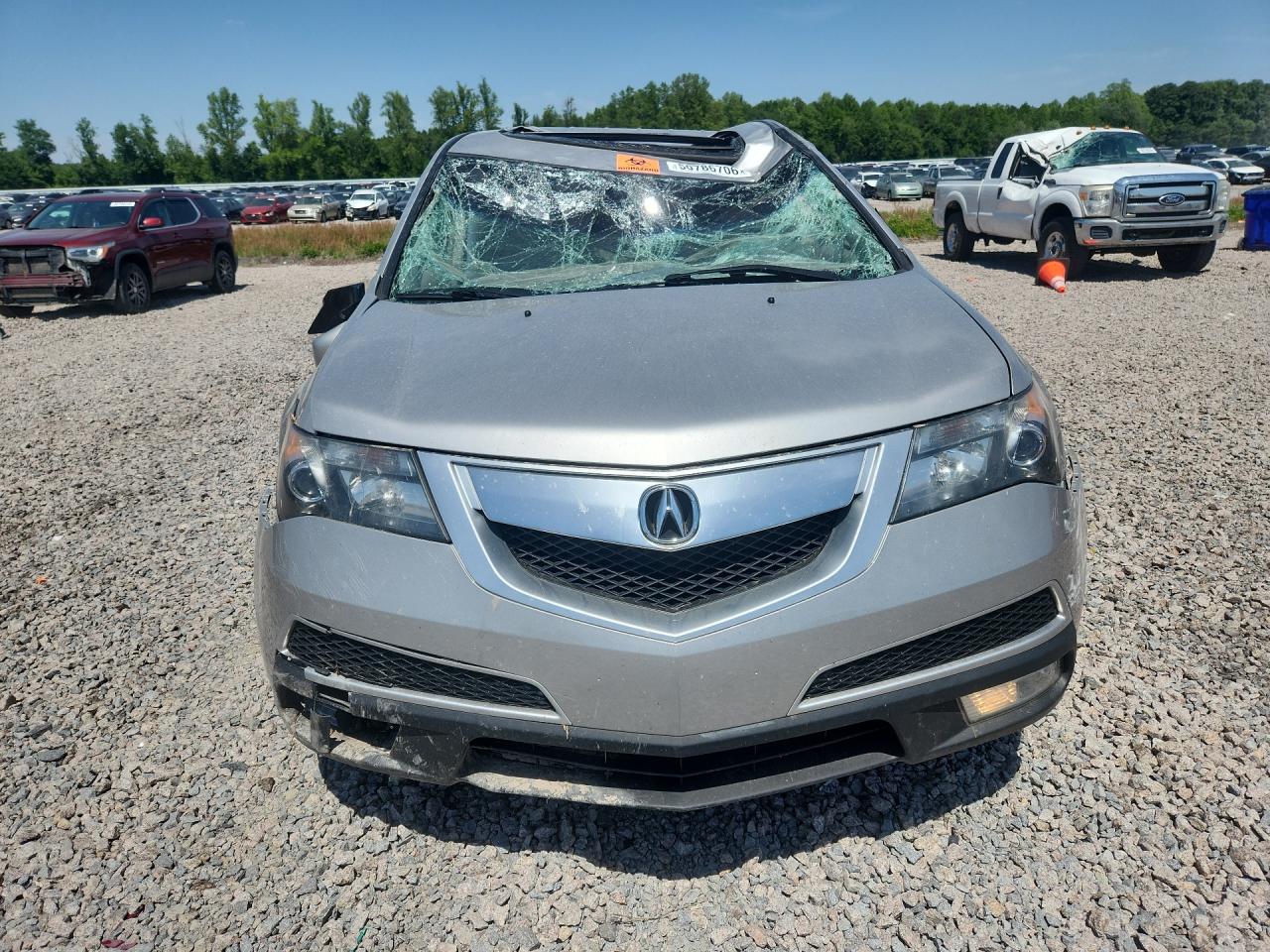 2013 Acura Mdx Silver vin: 2HNYD2H24DH516379