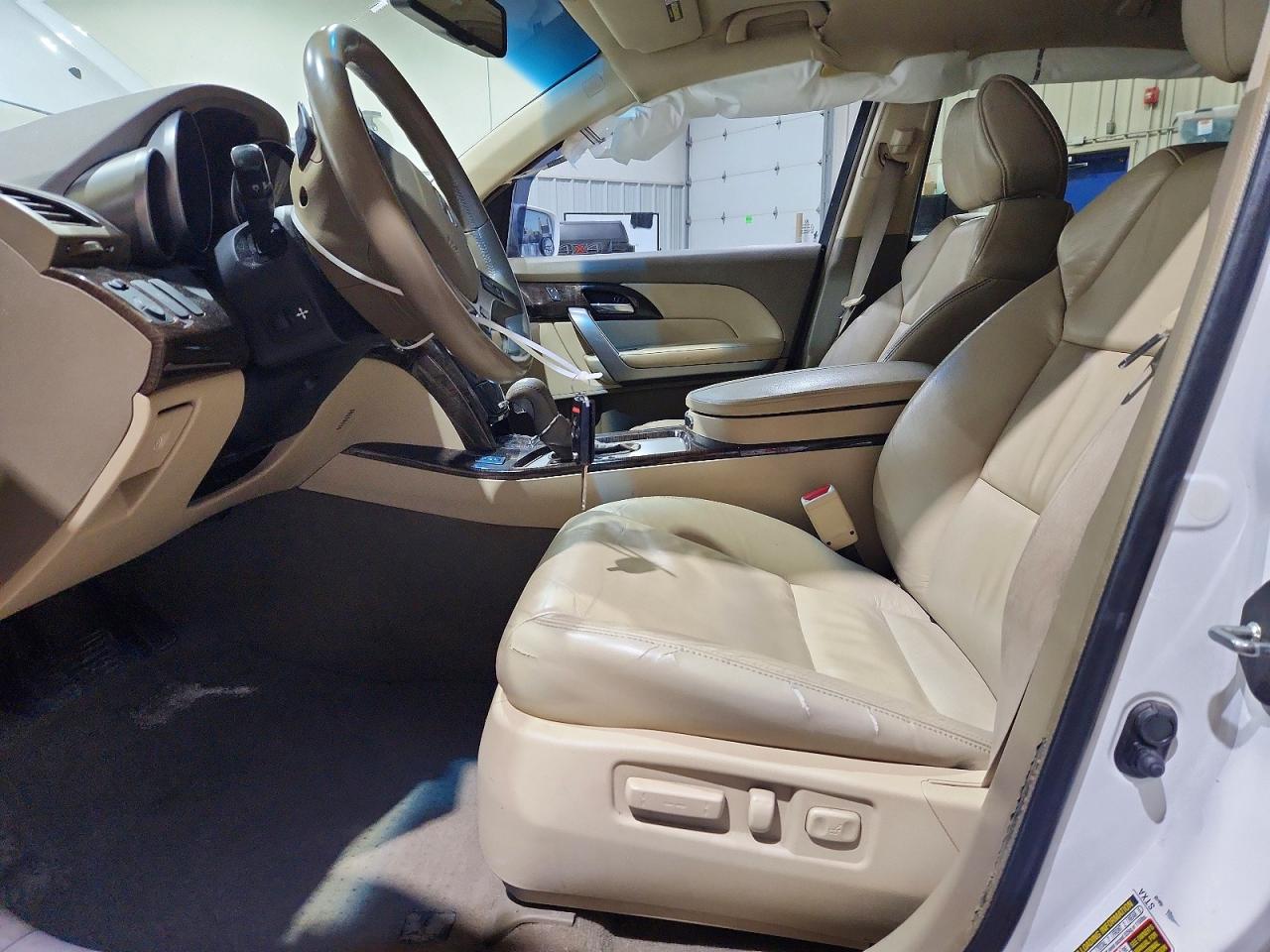 2013 Acura Mdx Белый vin: 2HNYD2H24DH519427