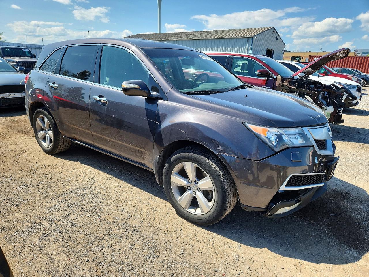 2010 Acura Mdx Gray vin: 2HNYD2H25AH003010
