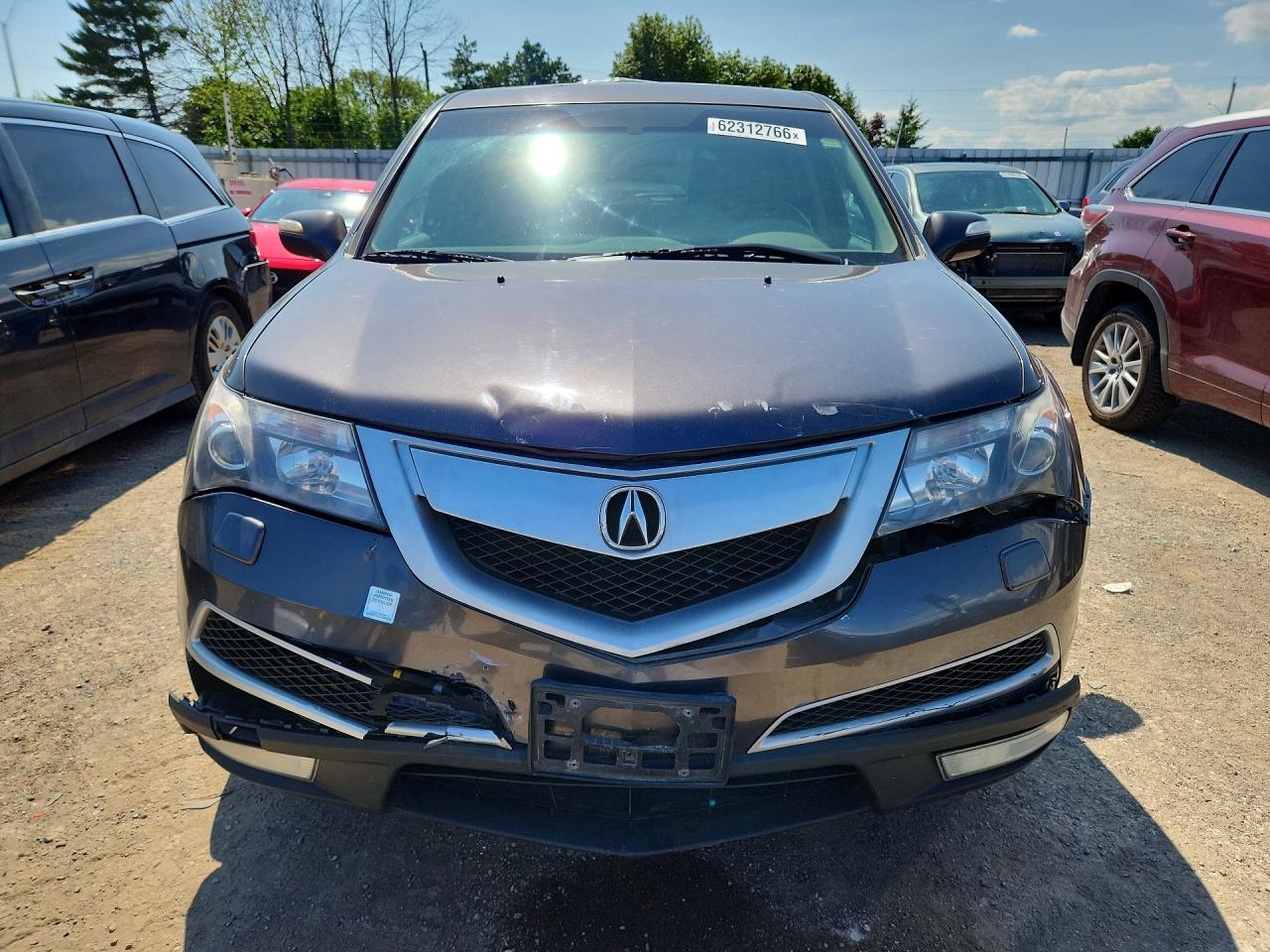 2010 Acura Mdx Gray vin: 2HNYD2H25AH003010