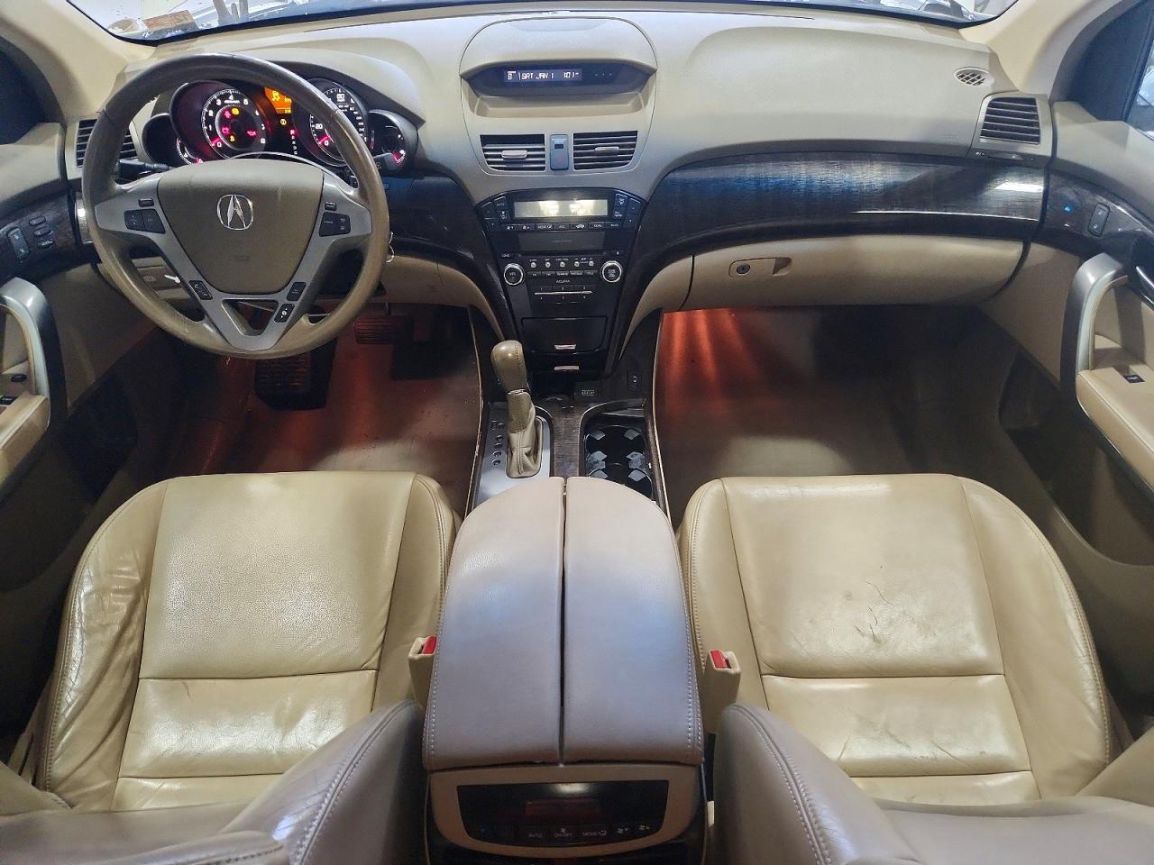 2010 Acura Mdx White vin: 2HNYD2H25AH514233