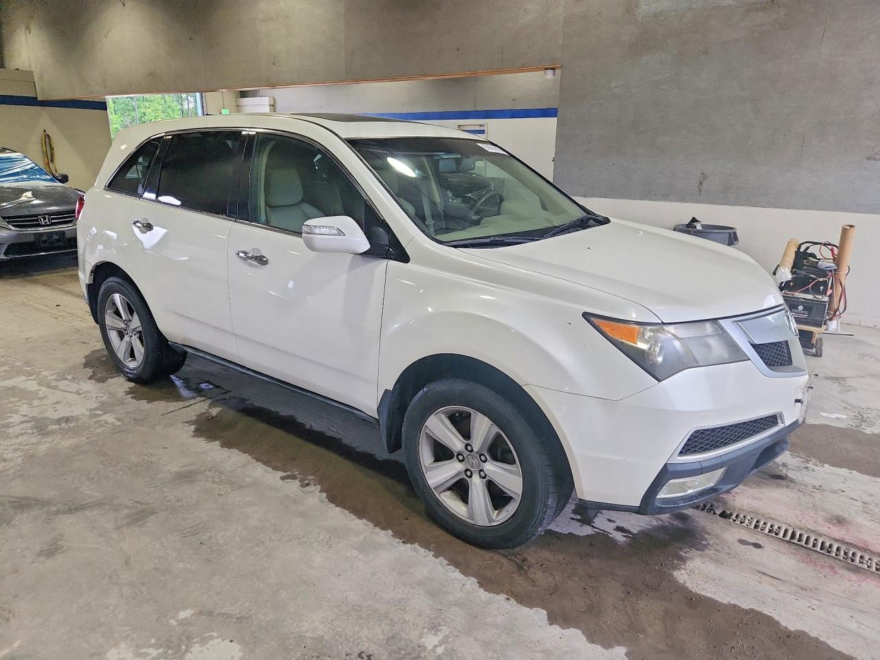 2010 Acura Mdx White vin: 2HNYD2H25AH514233