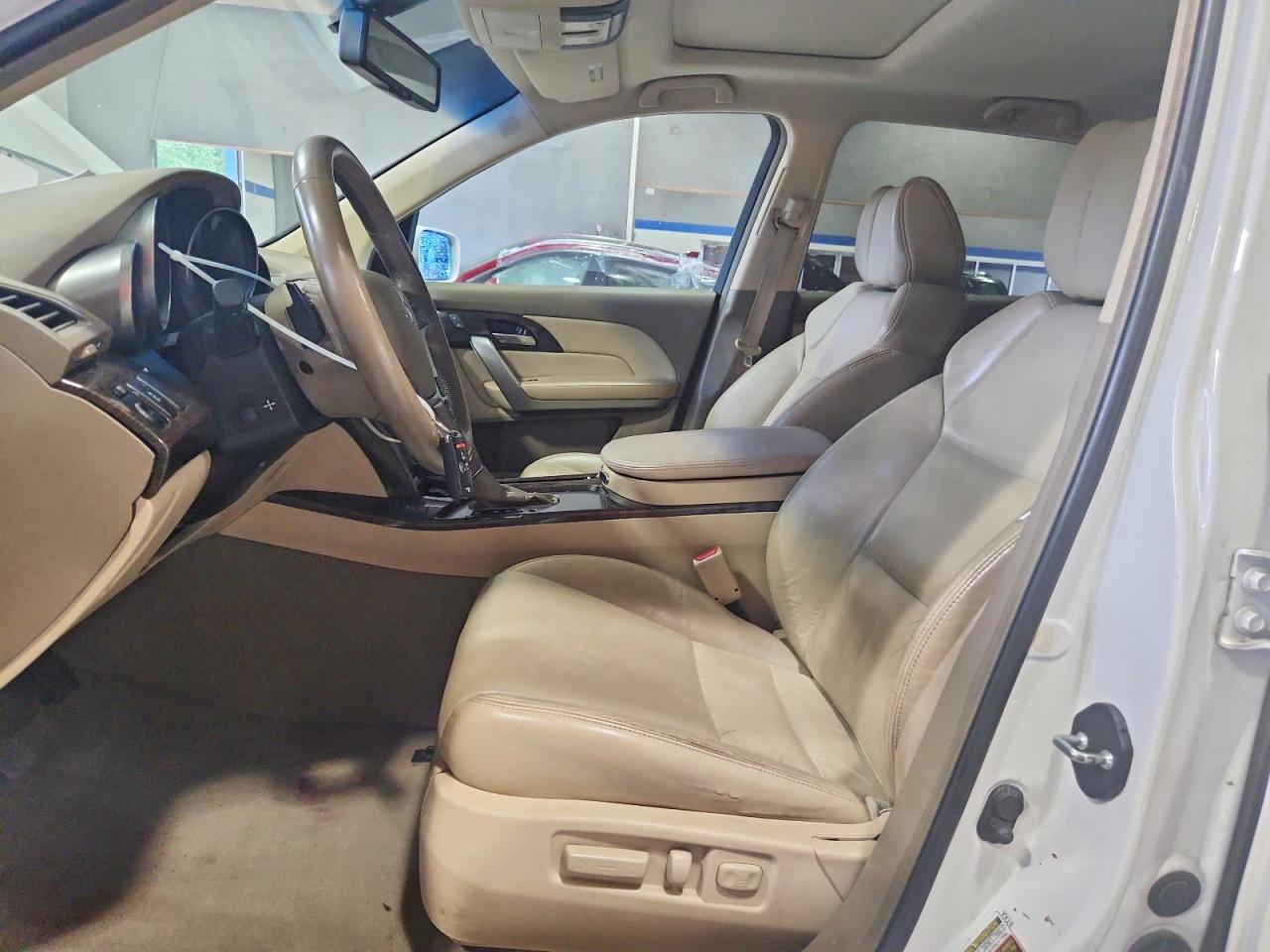2010 Acura Mdx White vin: 2HNYD2H25AH514233