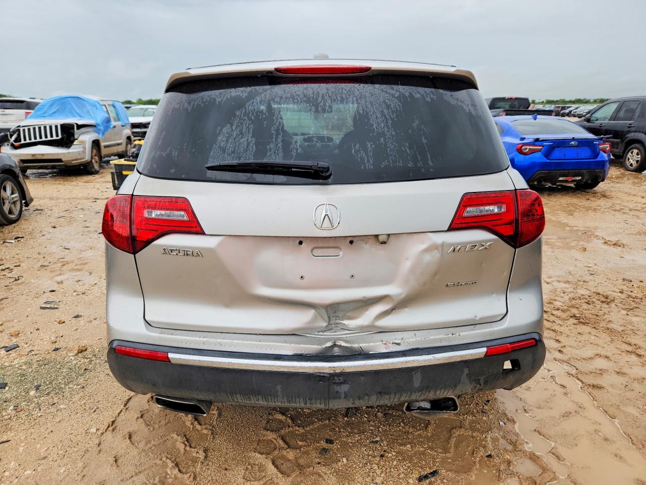 2011 Acura Mdx Silver vin: 2HNYD2H25BH535004