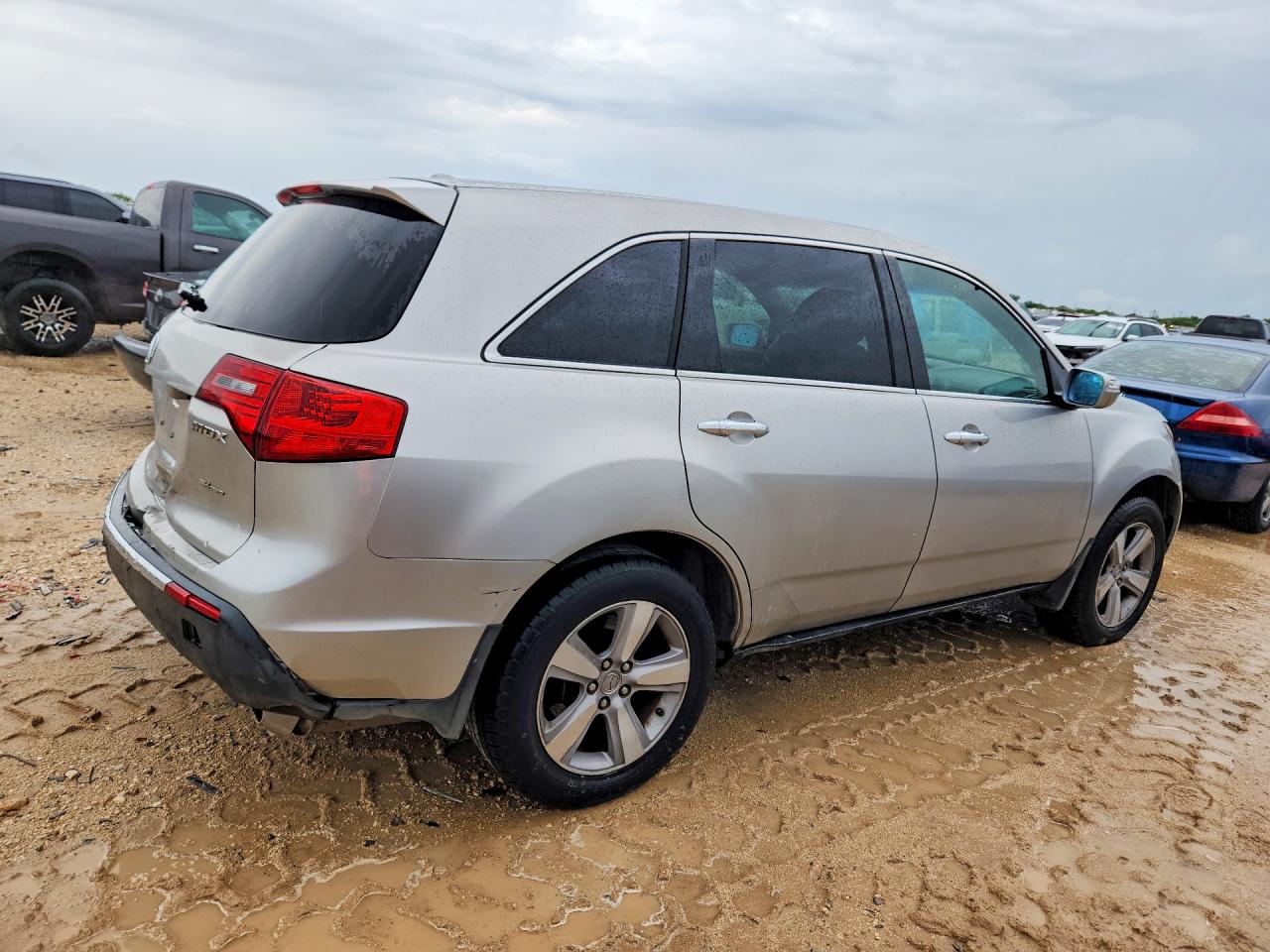 2011 Acura Mdx Silver vin: 2HNYD2H25BH535004