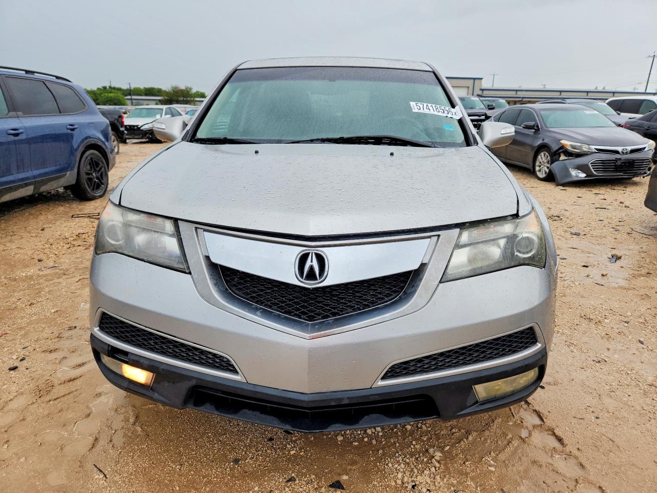 2011 Acura Mdx Silver vin: 2HNYD2H25BH535004