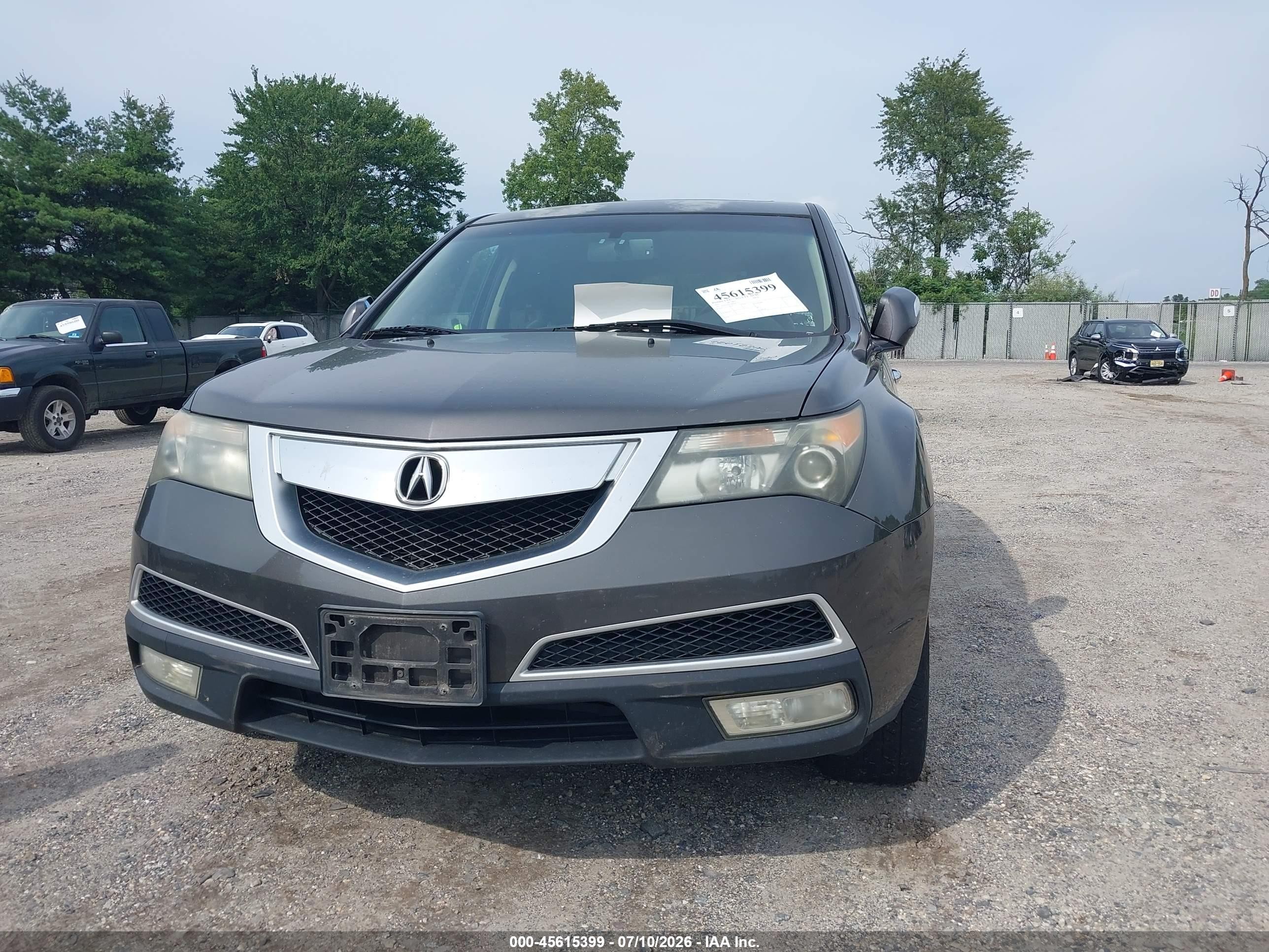 2011 Acura Mdx   Gray vin: 2HNYD2H25BH547735