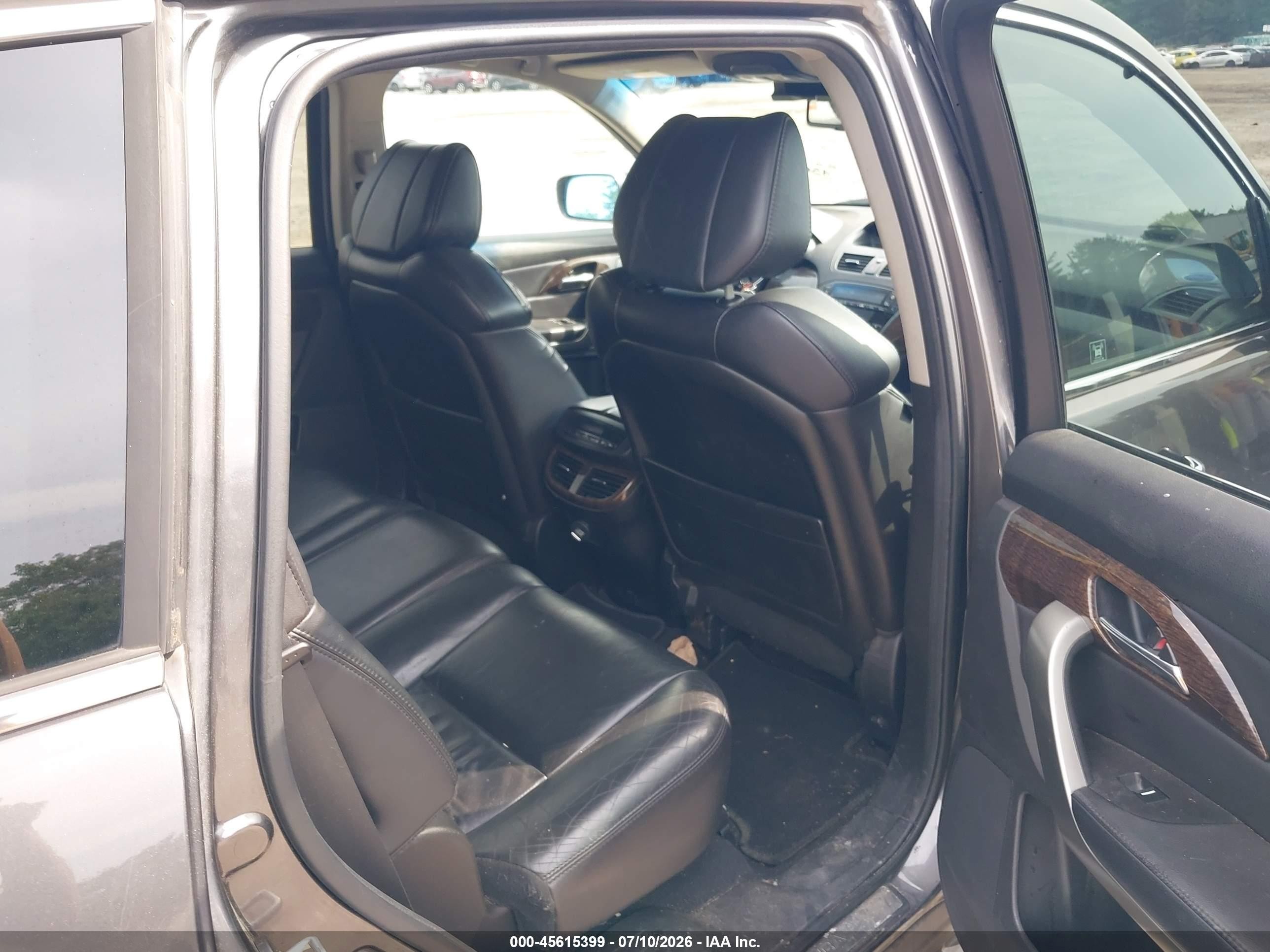 2011 Acura Mdx   Gray vin: 2HNYD2H25BH547735