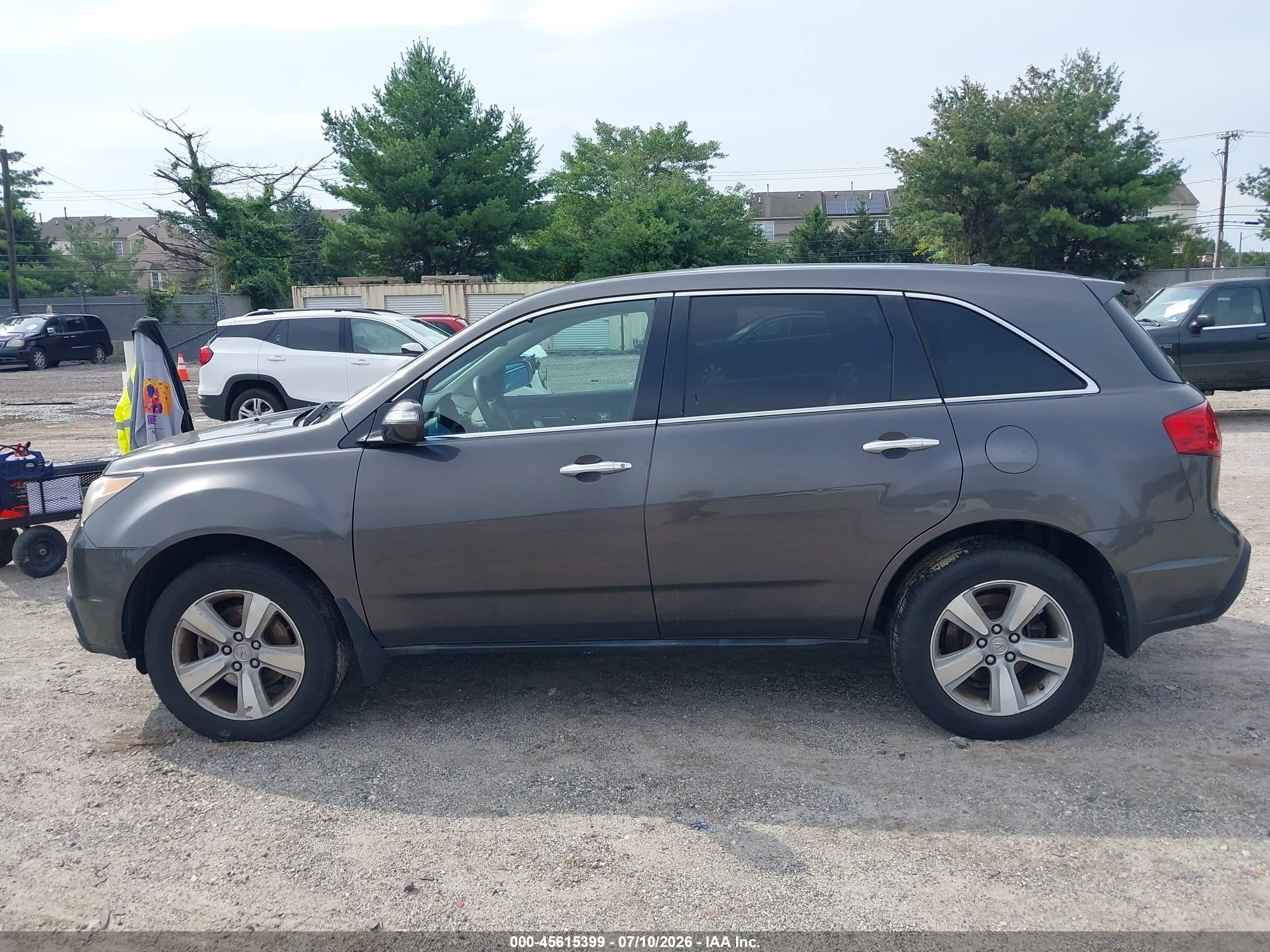 2011 Acura Mdx   Gray vin: 2HNYD2H25BH547735