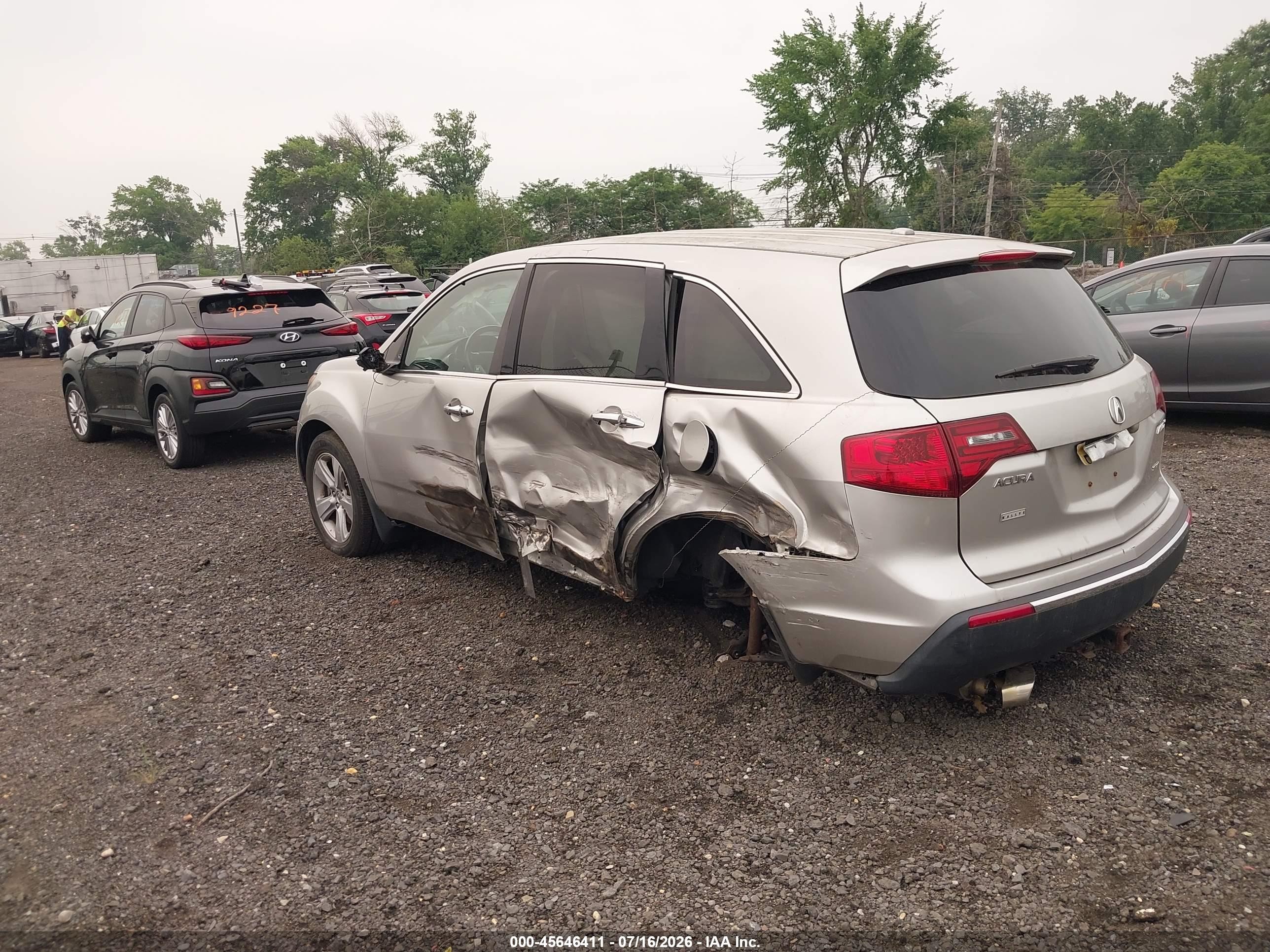 2010 Acura Mdx   Champagne vin: 2HNYD2H26AH500745