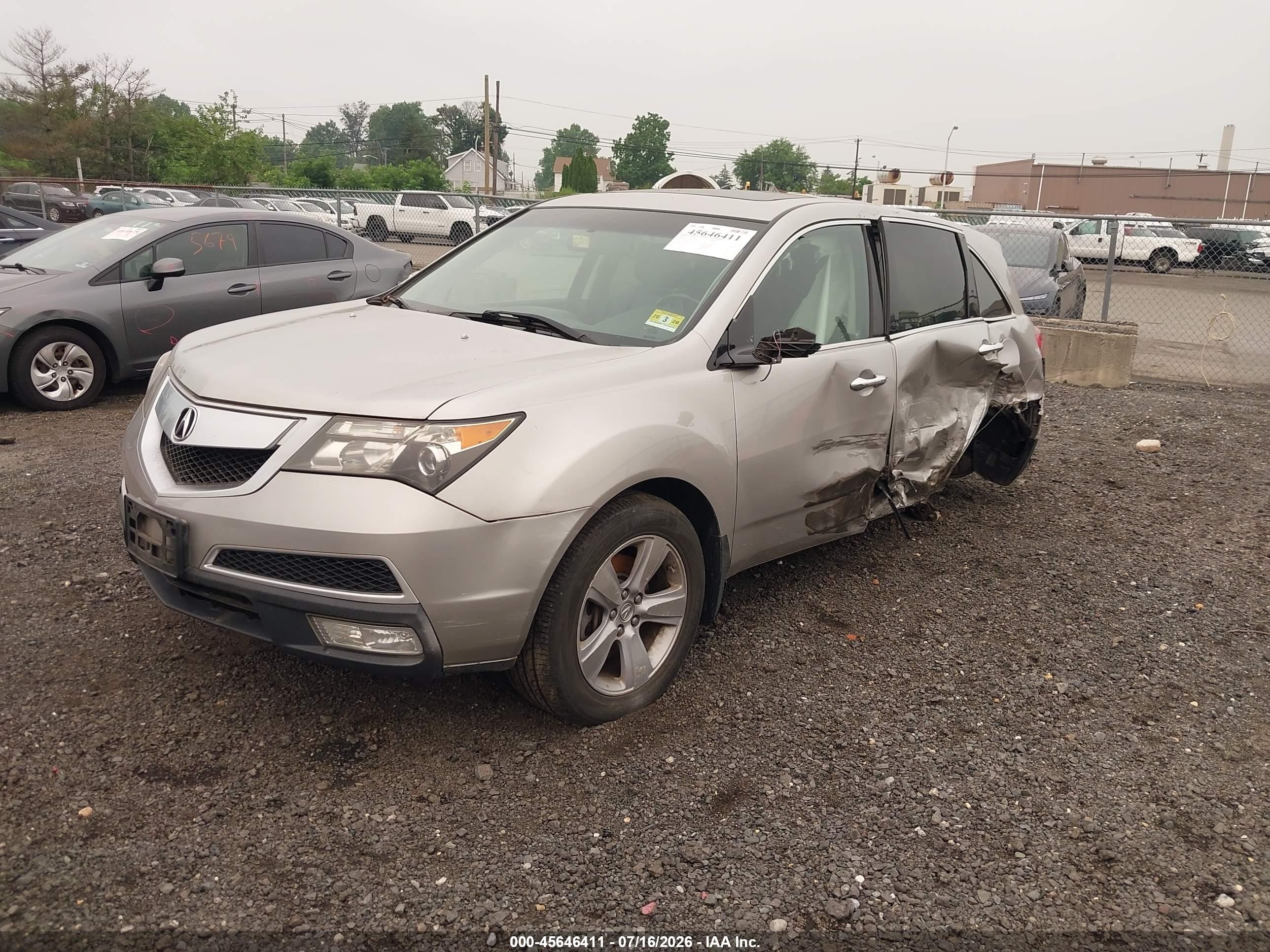 2010 Acura Mdx   Champagne vin: 2HNYD2H26AH500745