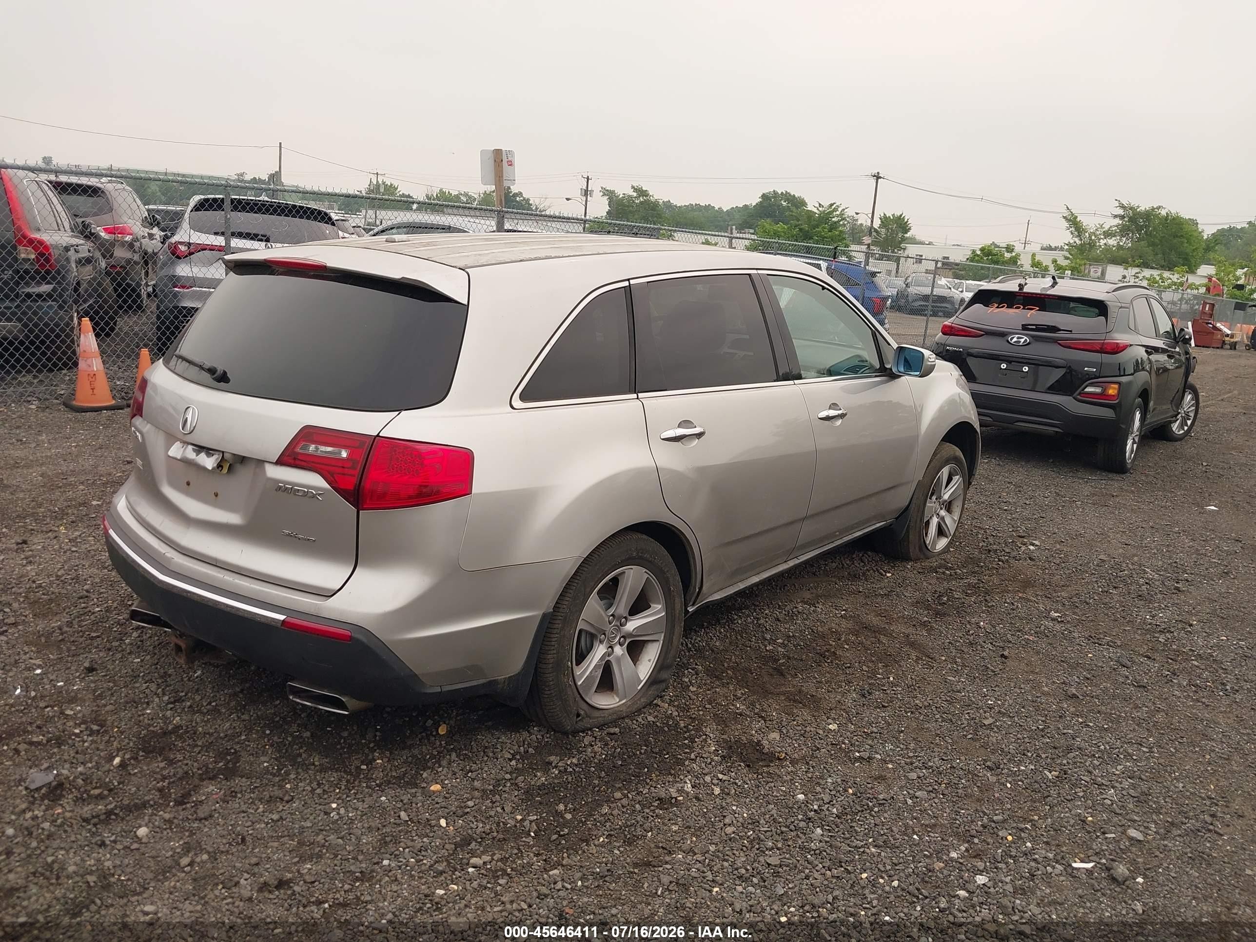 2010 Acura Mdx   Champagne vin: 2HNYD2H26AH500745