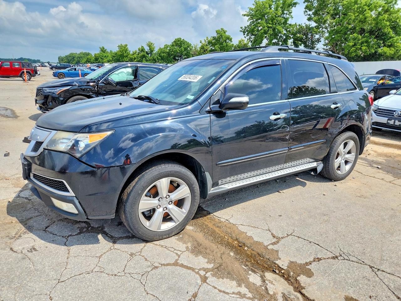 2010 Acura Mdx Black vin: 2HNYD2H26AH514516