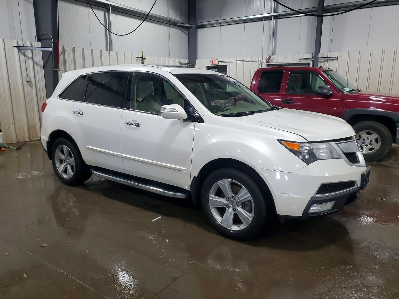 2010 Acura Mdx White vin: 2HNYD2H26AH520719