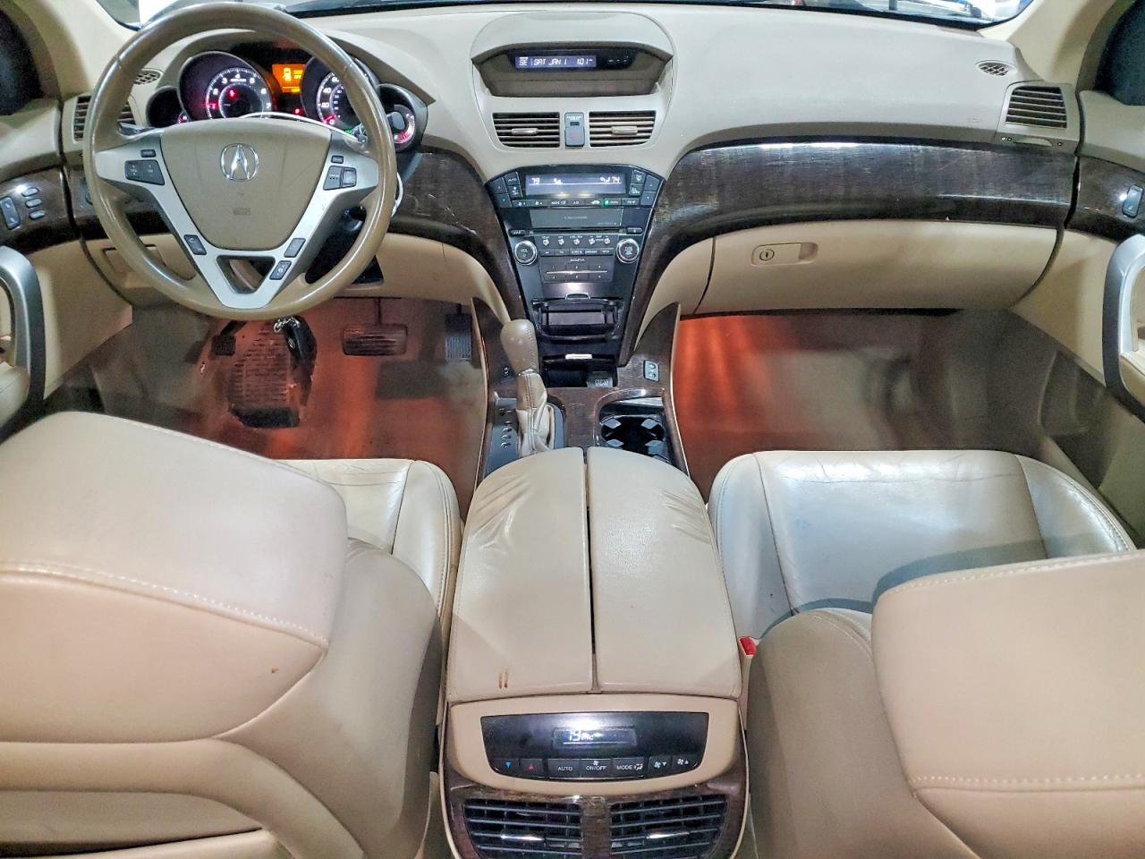 2010 Acura Mdx White vin: 2HNYD2H26AH520719