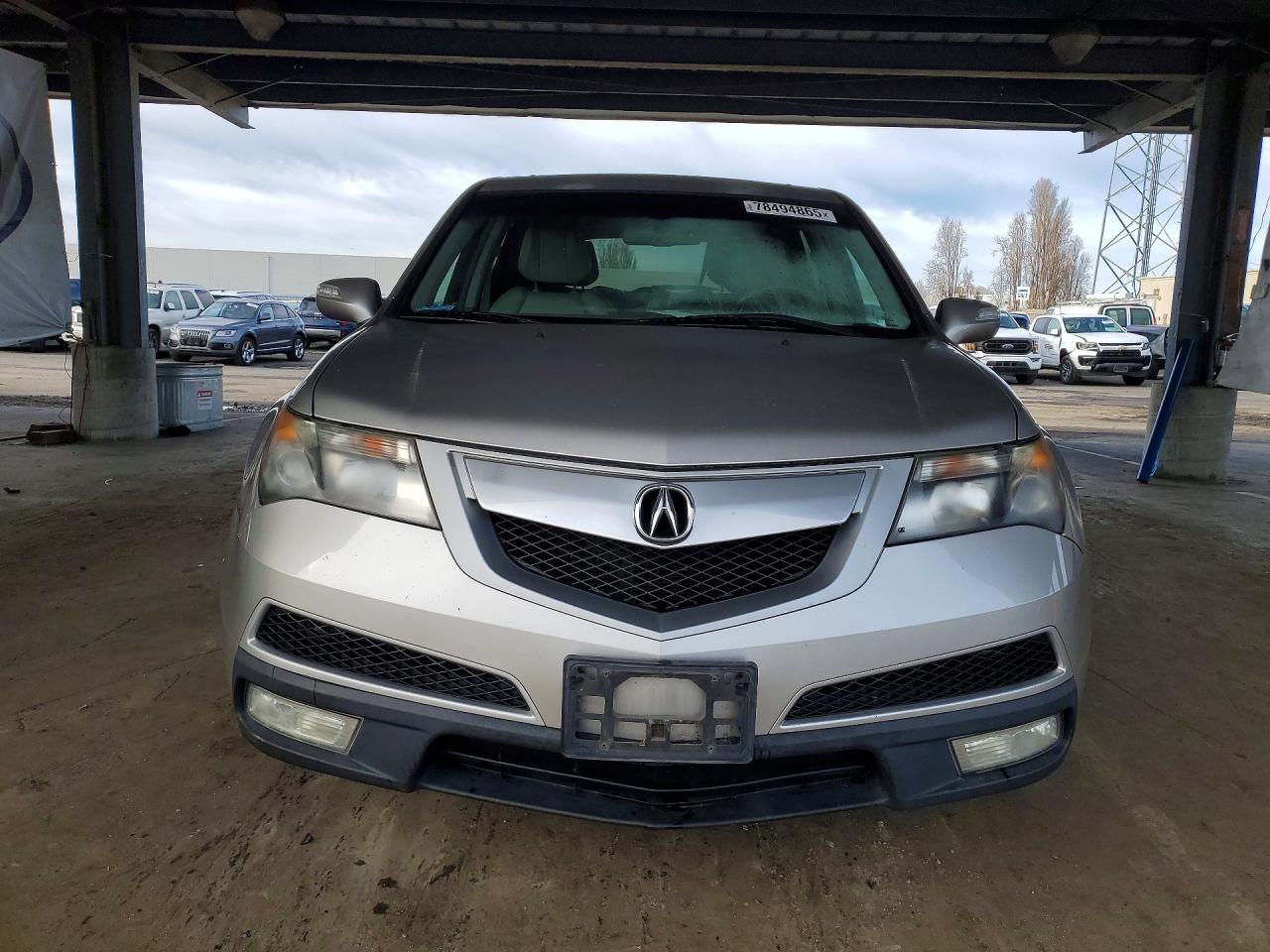 2011 Acura Mdx Silver vin: 2HNYD2H26BH507373