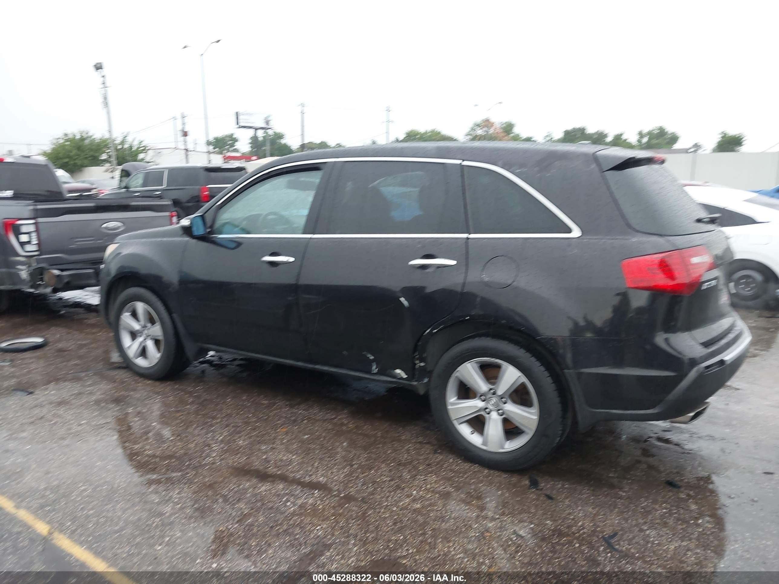 2011 Acura Mdx   Черный vin: 2HNYD2H26BH517949