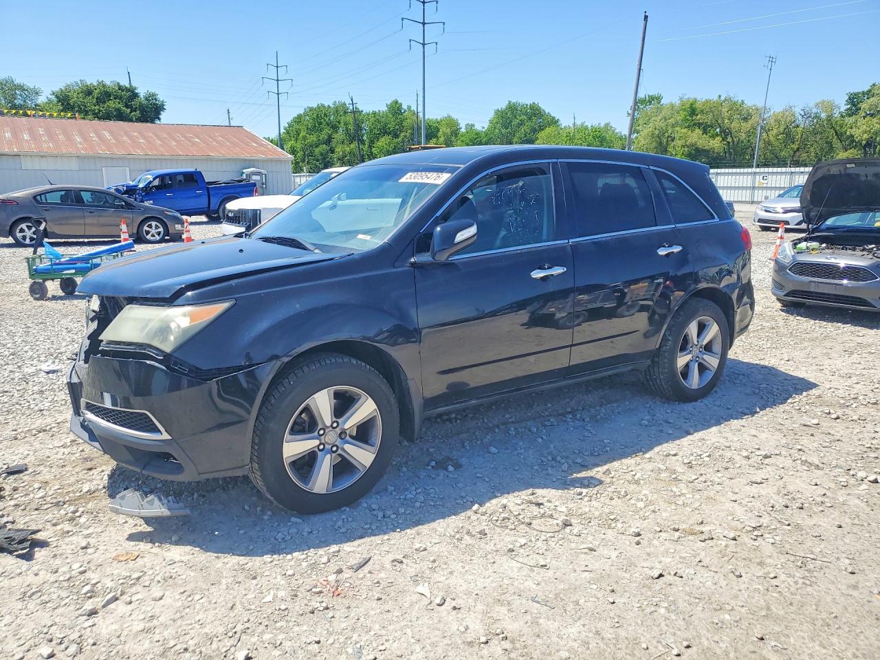 2012 Acura Mdx Tech Ent. Black vin: 2HNYD2H26CH513885