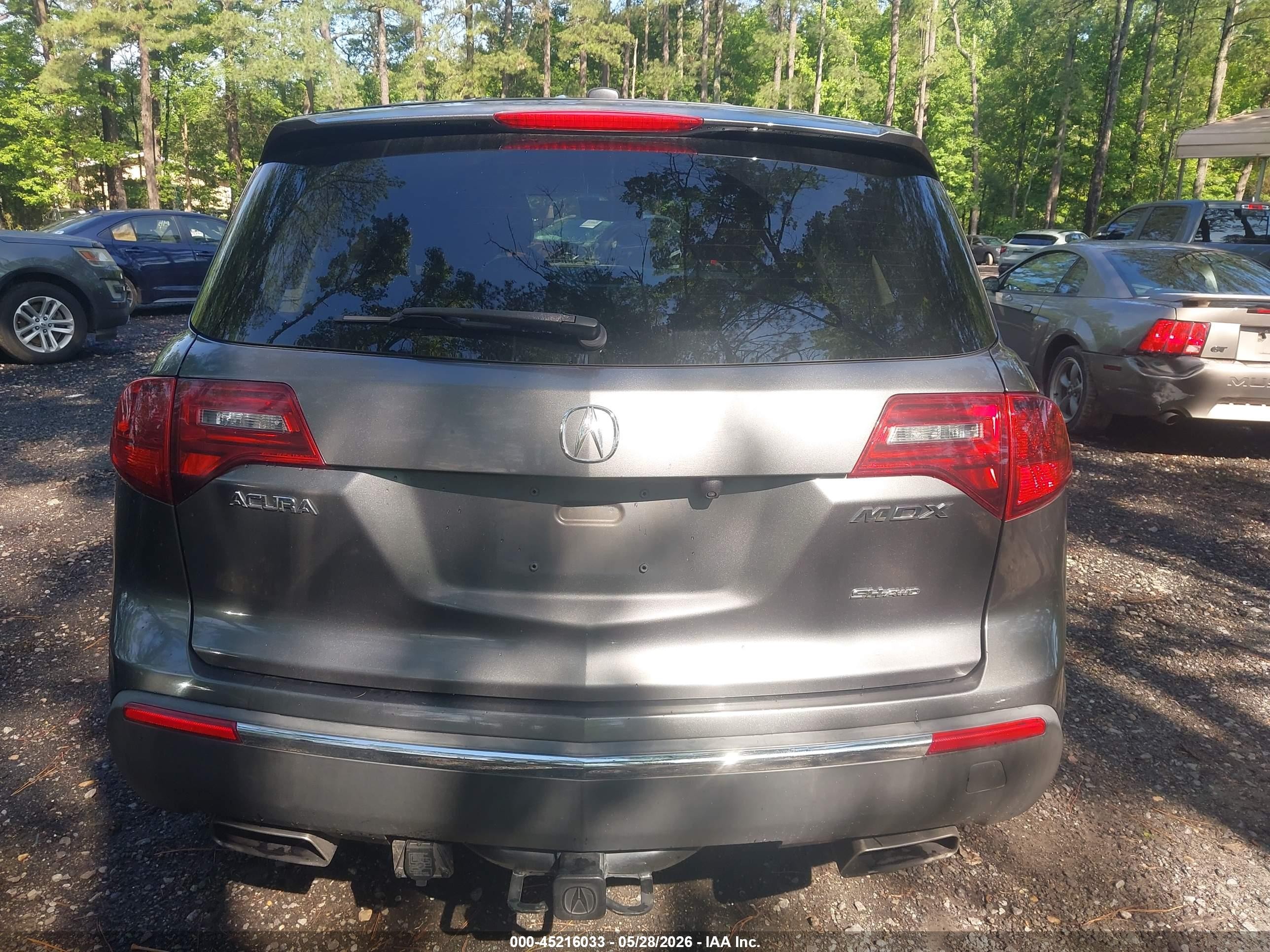 2012 Acura Mdx   Серый vin: 2HNYD2H26CH516253