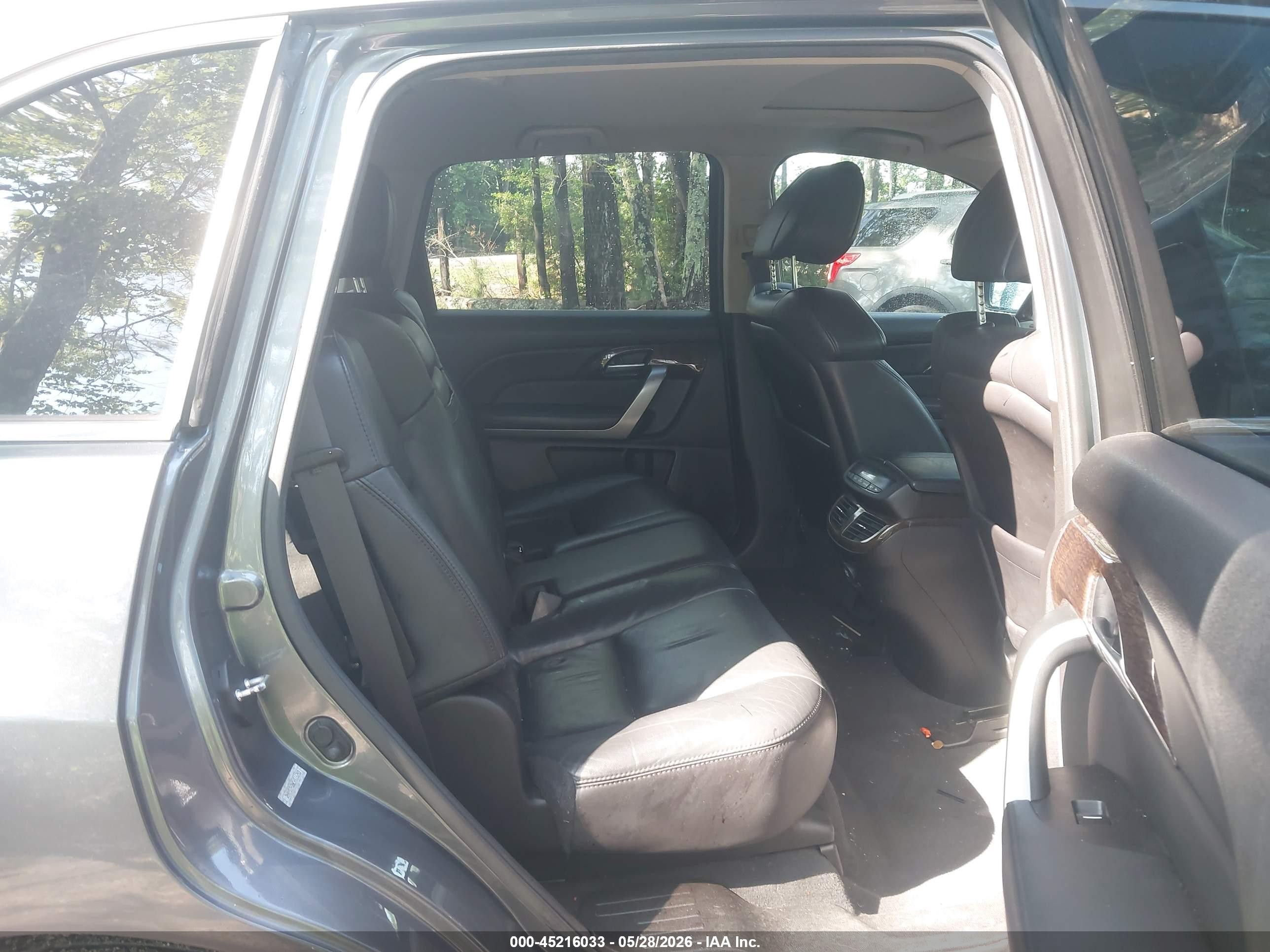 2012 Acura Mdx   Серый vin: 2HNYD2H26CH516253