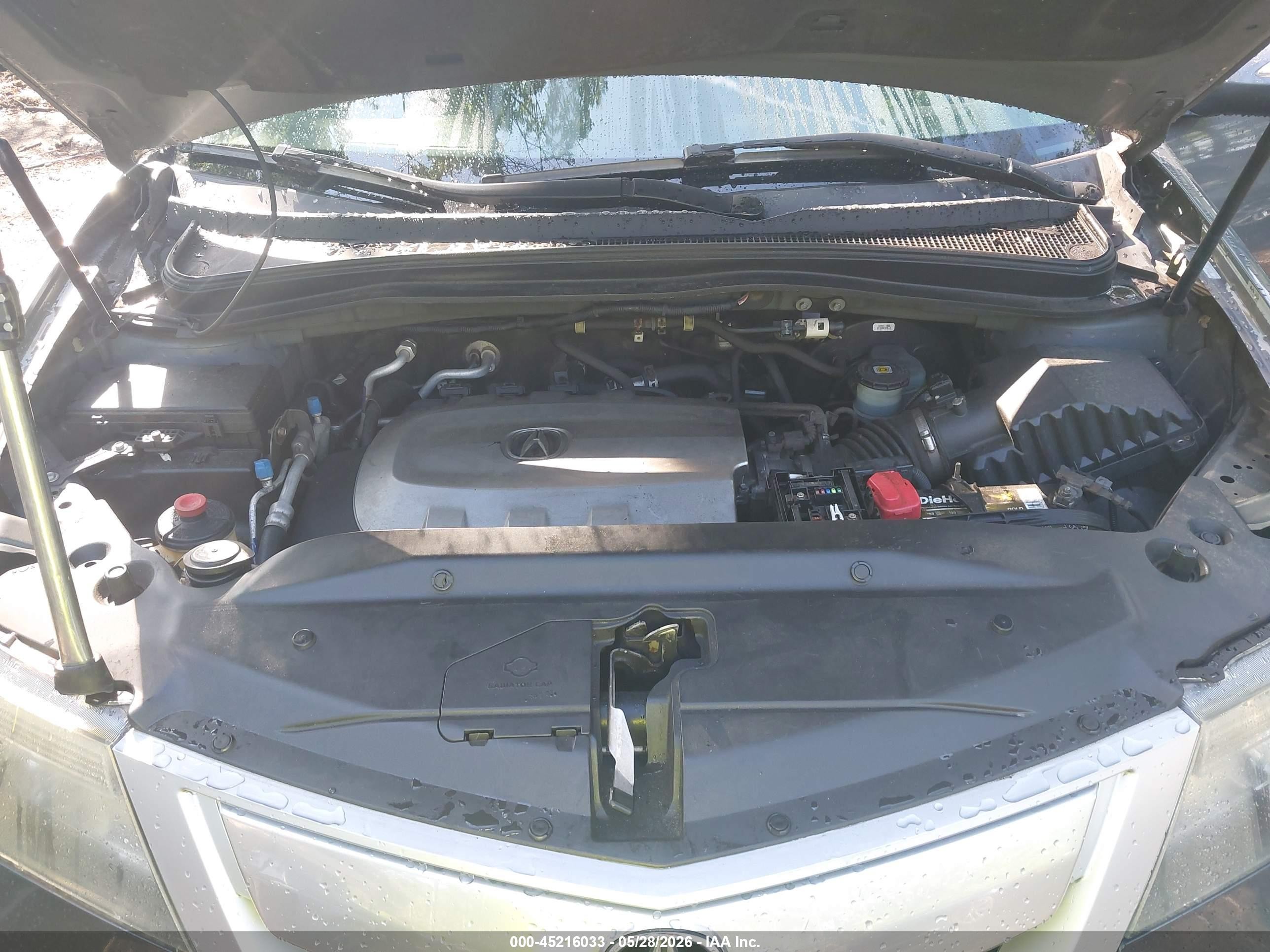 2012 Acura Mdx   Серый vin: 2HNYD2H26CH516253