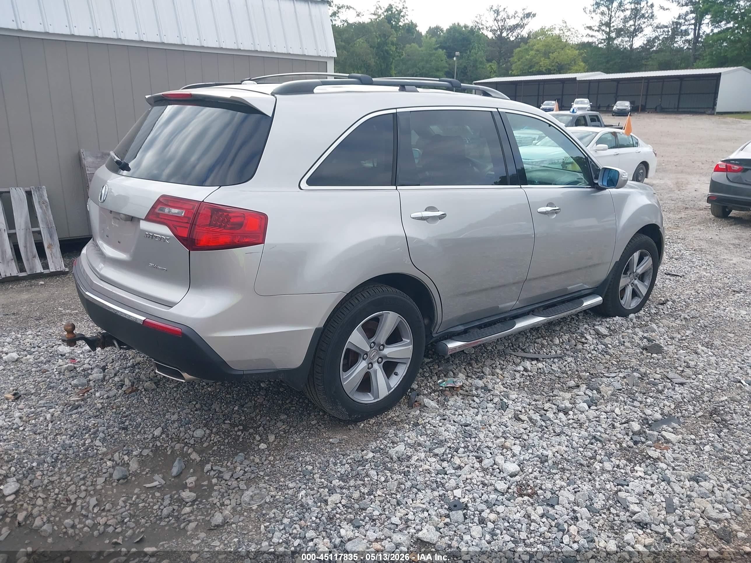 2012 Acura Mdx   Silver vin: 2HNYD2H26CH522196