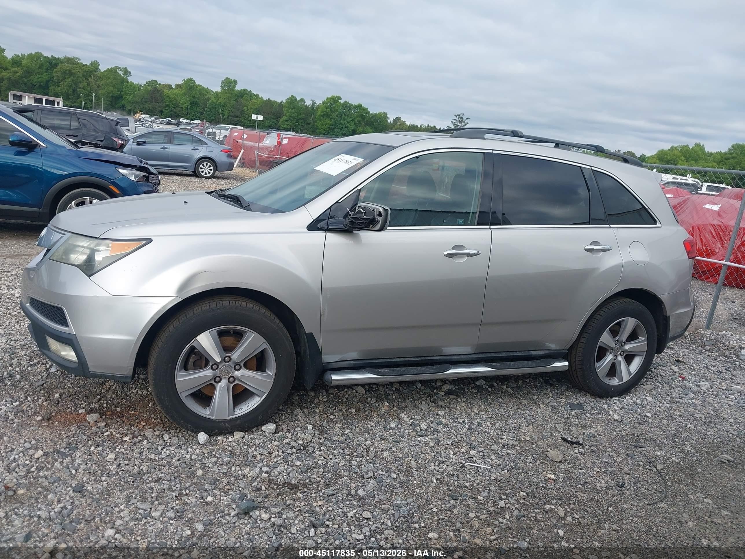 2012 Acura Mdx   Silver vin: 2HNYD2H26CH522196