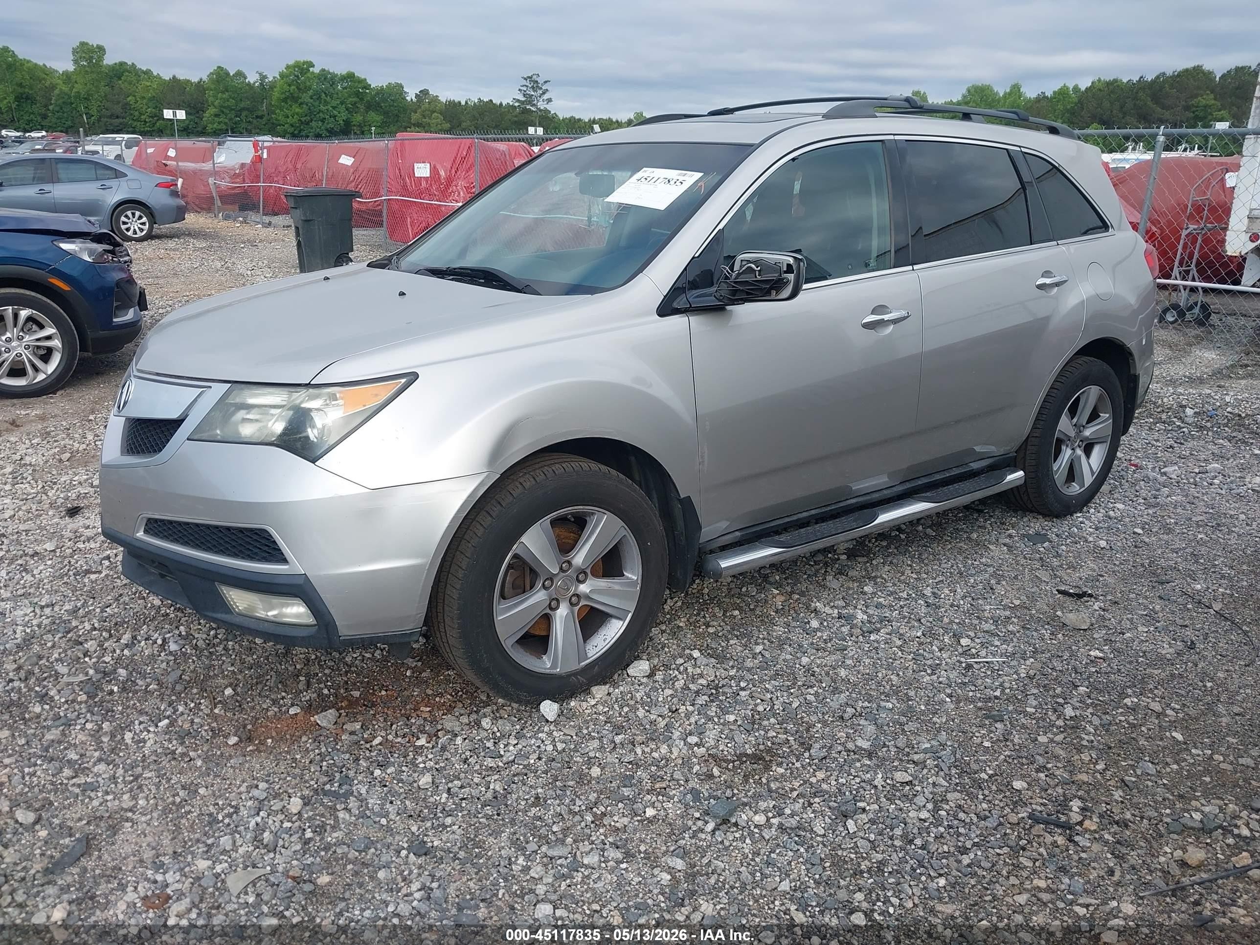 2012 Acura Mdx   Silver vin: 2HNYD2H26CH522196