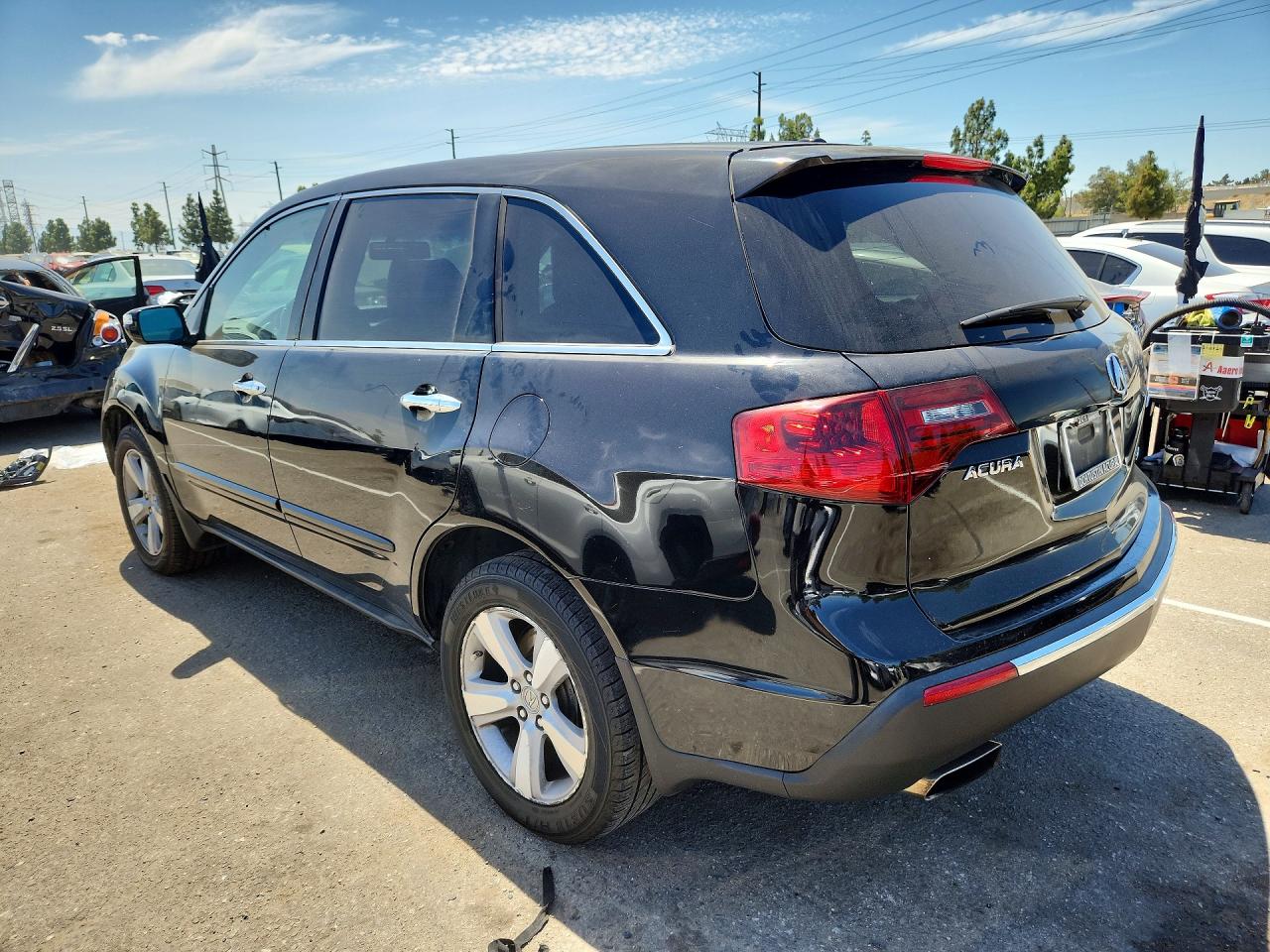 2012 Acura Mdx Black vin: 2HNYD2H26CH549978