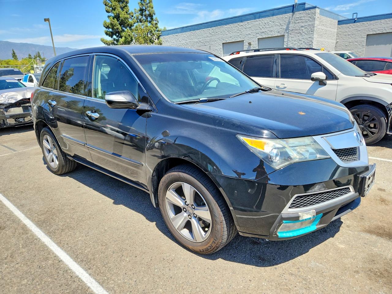 2012 Acura Mdx Black vin: 2HNYD2H26CH549978