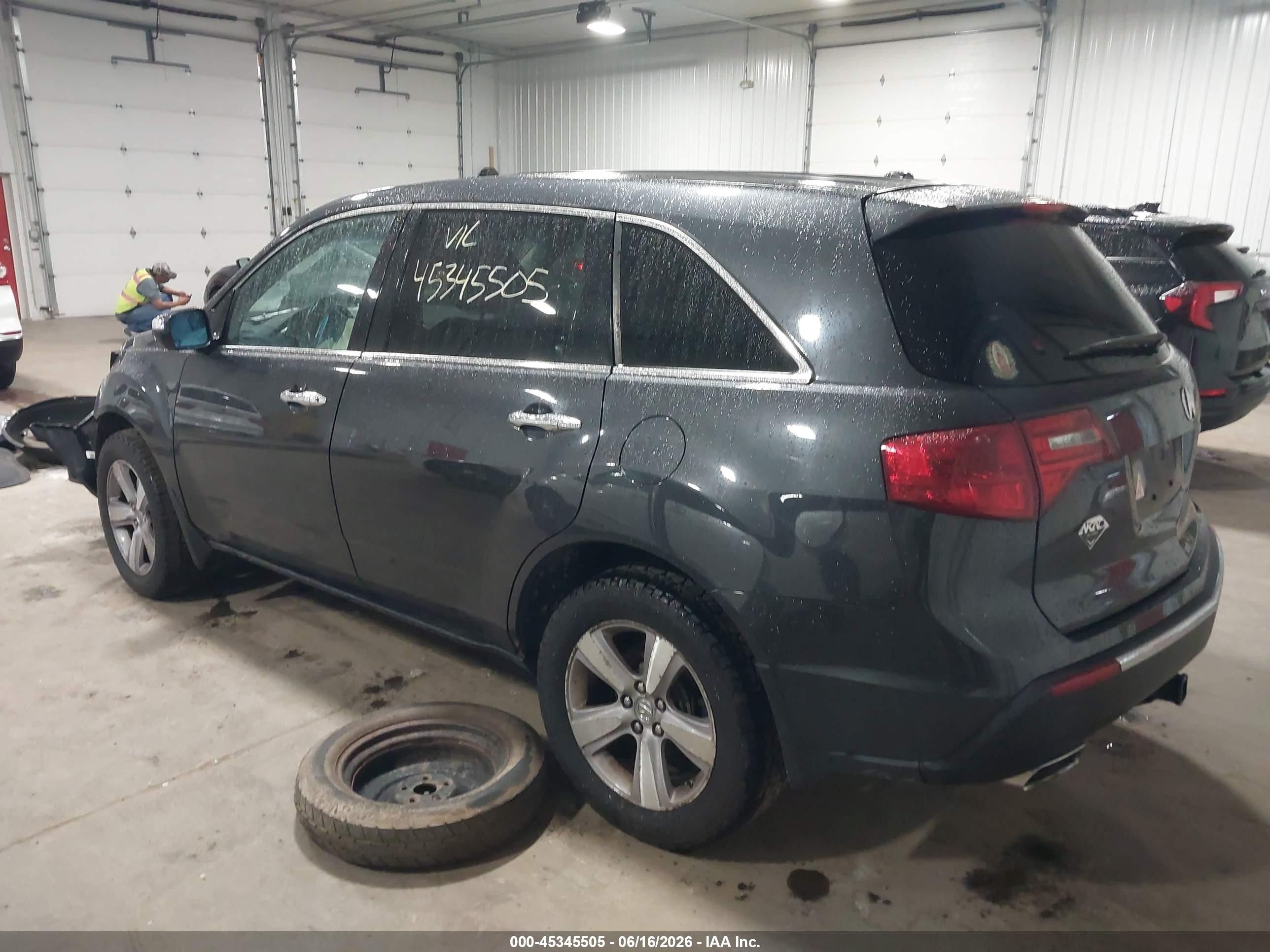 2013 Acura Mdx   Gray vin: 2HNYD2H26DH516917
