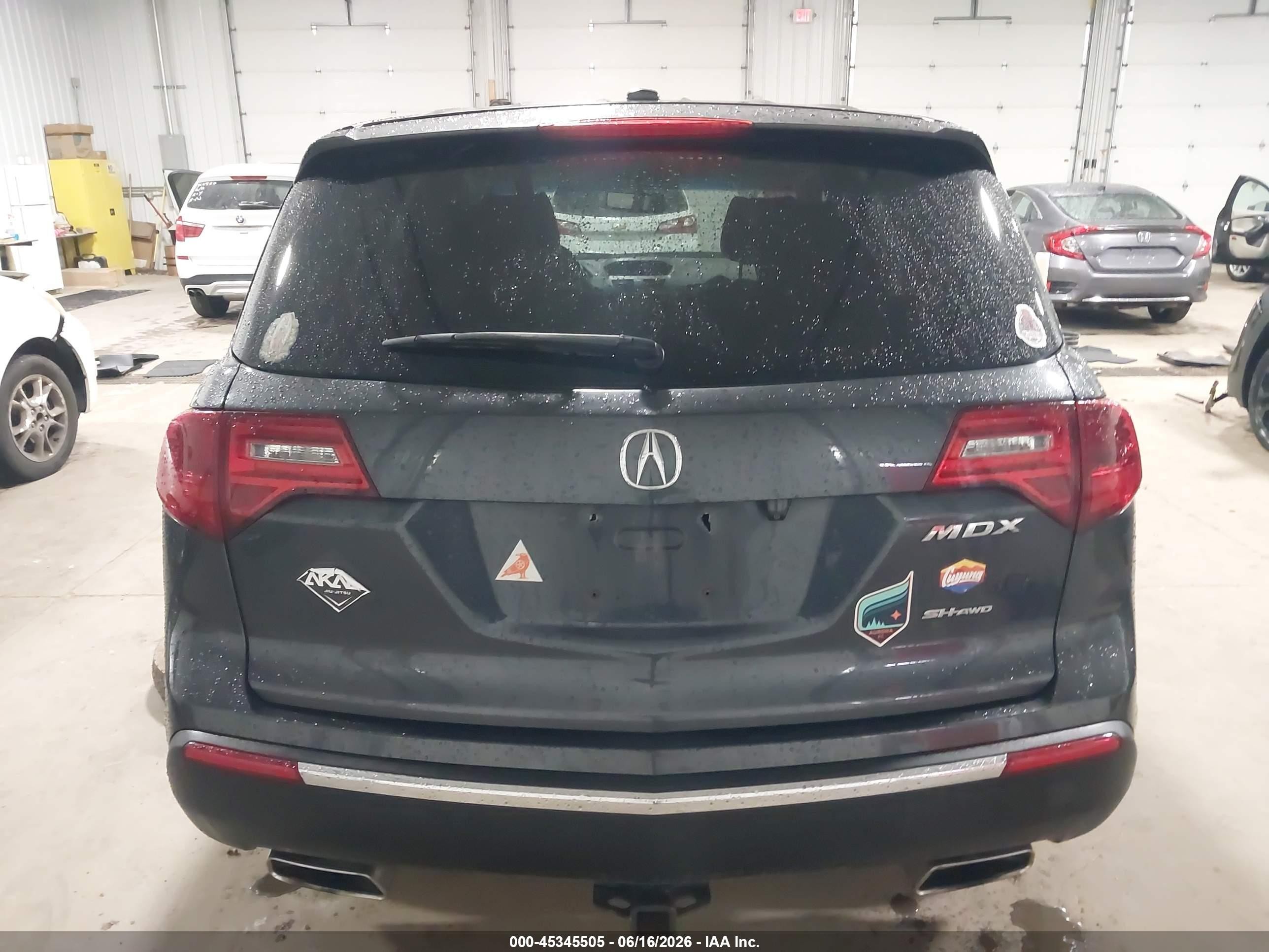 2013 Acura Mdx   Gray vin: 2HNYD2H26DH516917