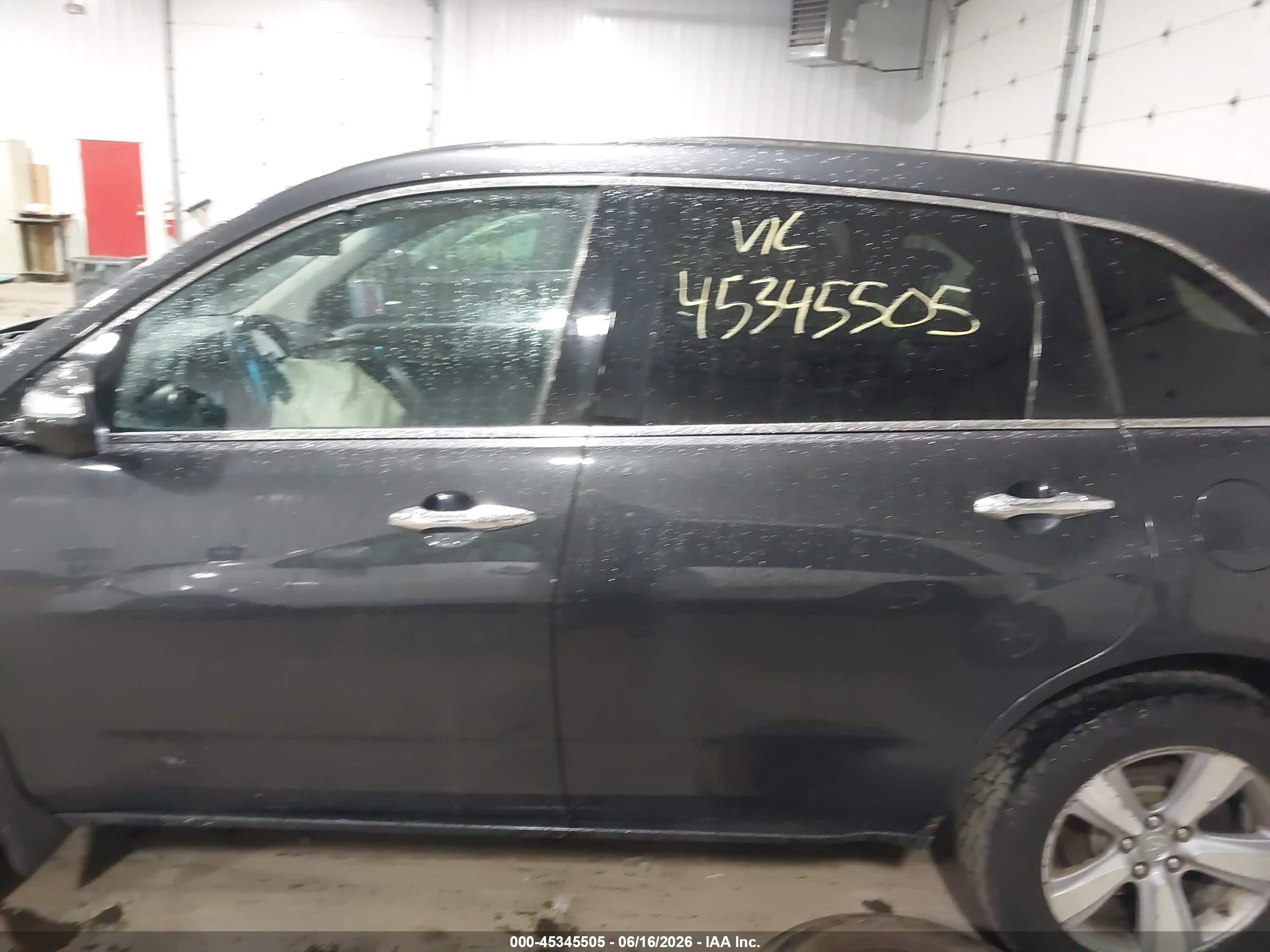 2013 Acura Mdx   Gray vin: 2HNYD2H26DH516917